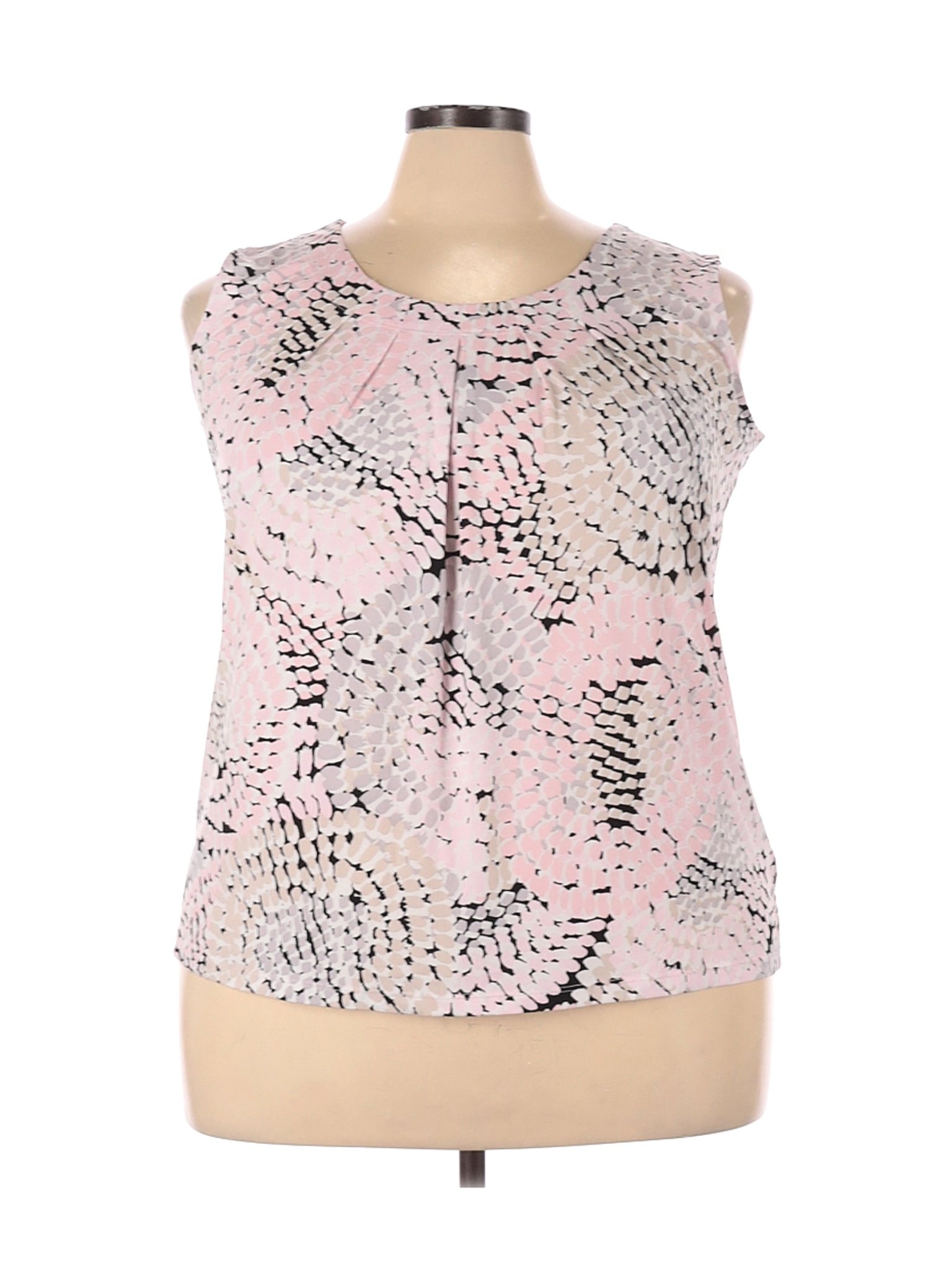 Kasper Women Pink Sleeveless Top 3X Plus | eBay