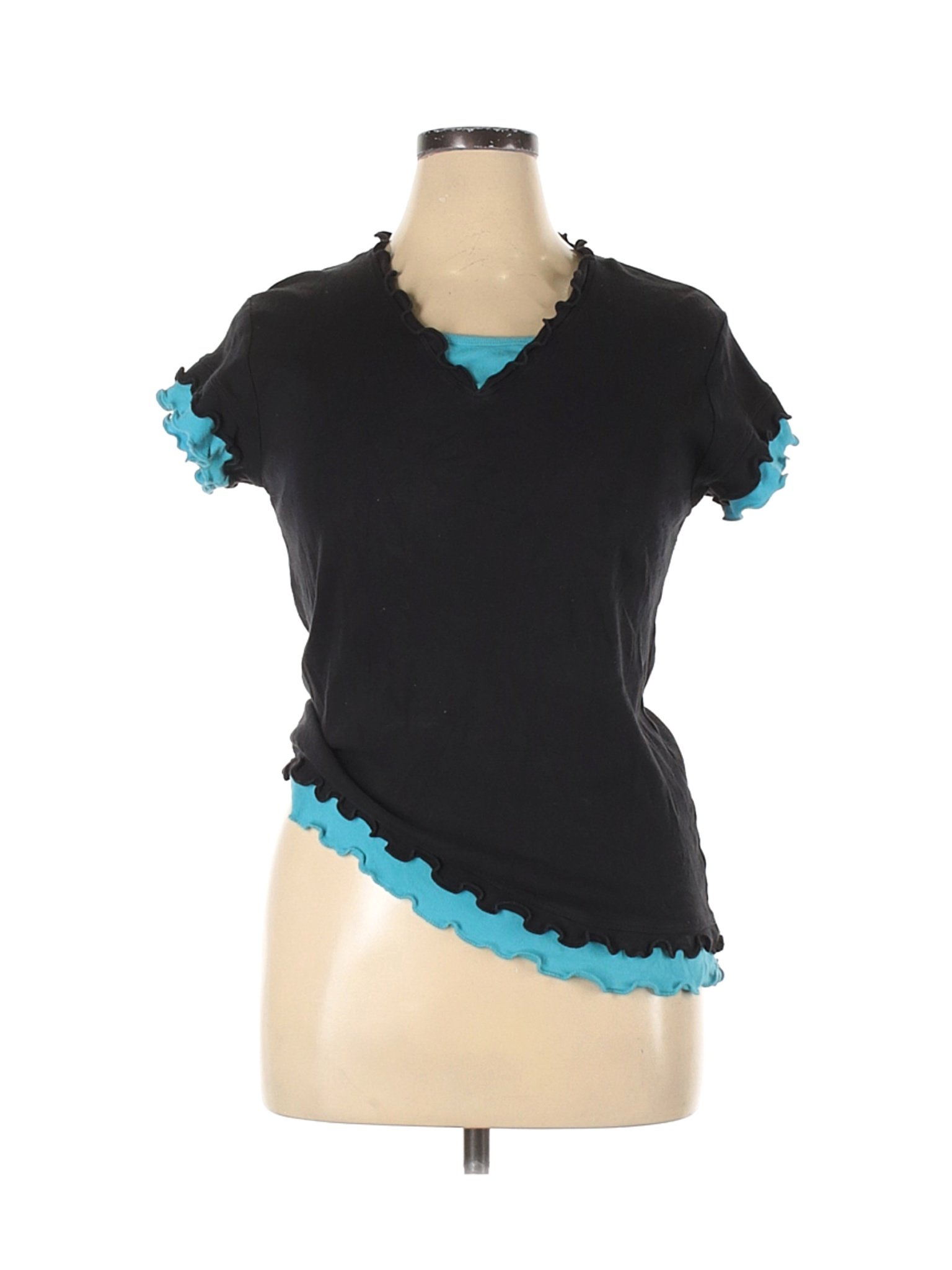 black short sleeve shirts women's