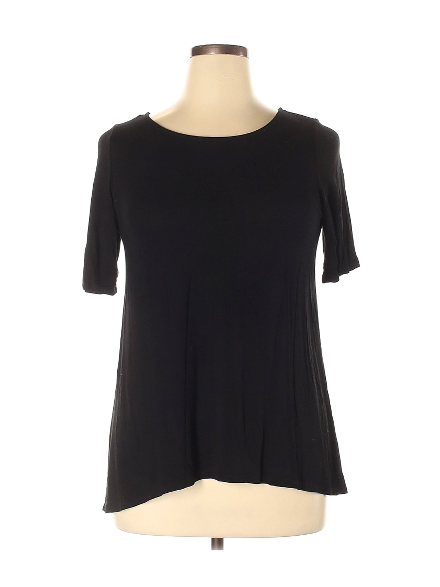 Kim & Cami Women Black Short Sleeve Top 1X Plus | eBay