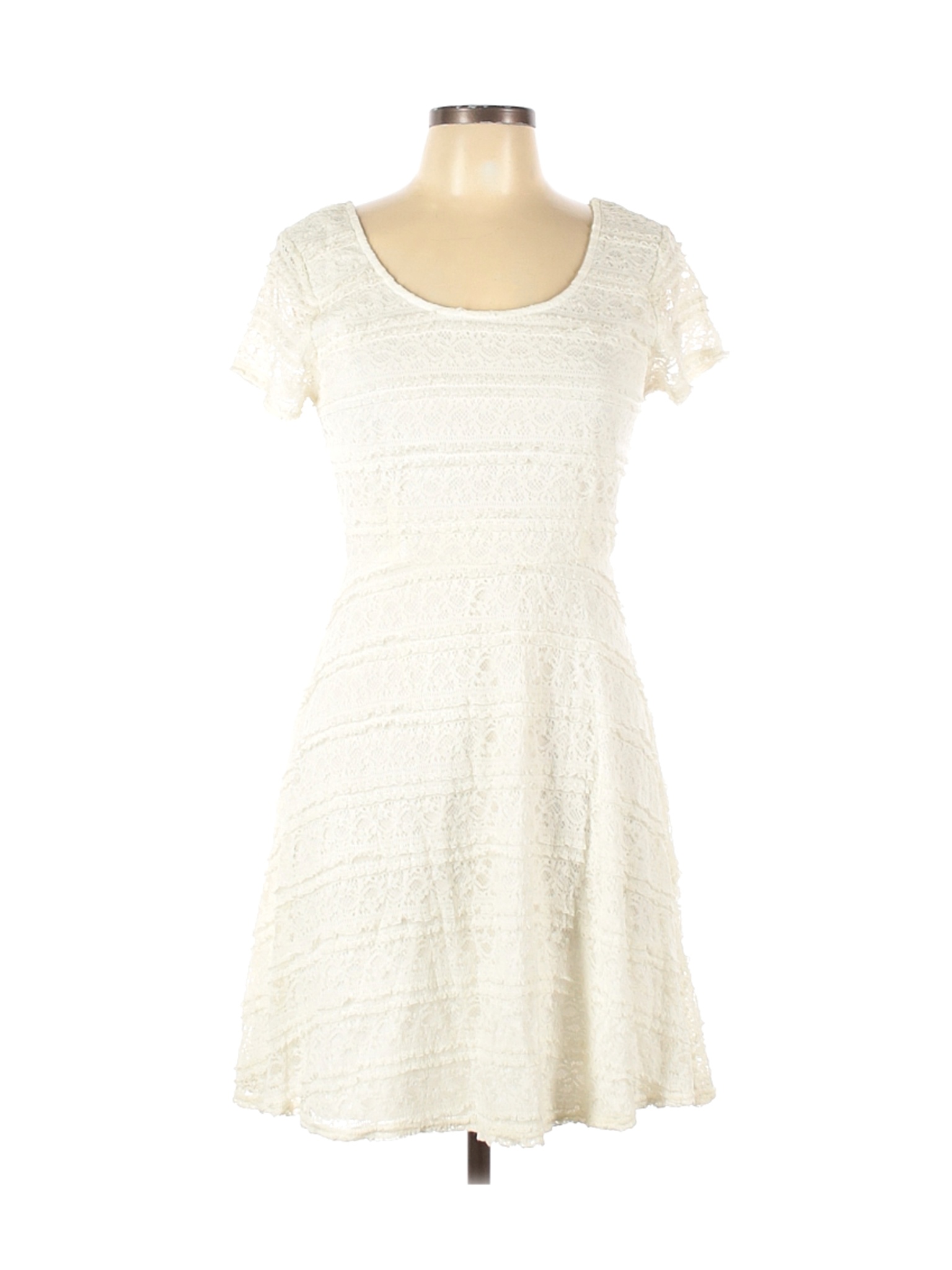 Jay Jays Women White Casual Dress 12 | eBay