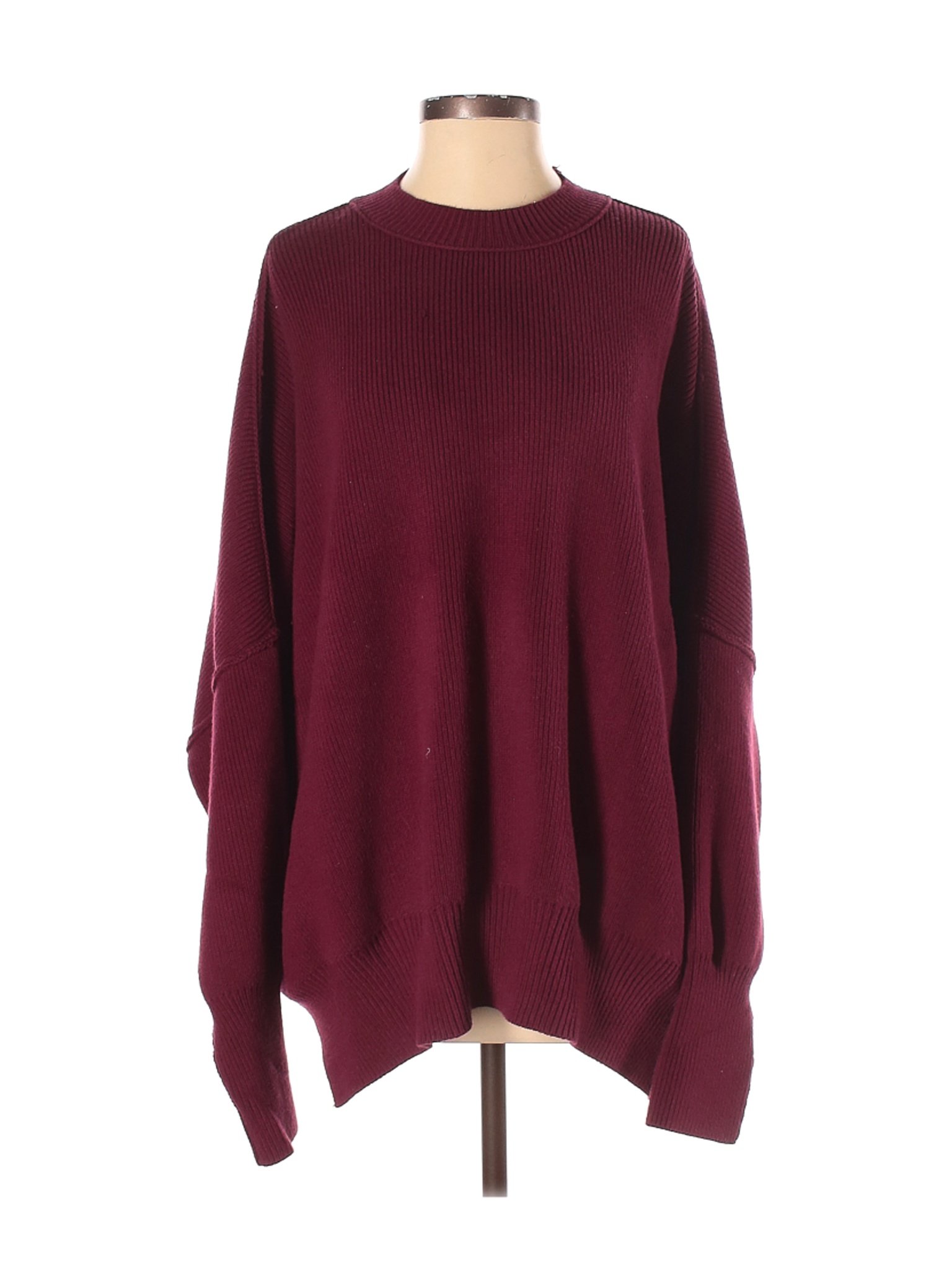 Free People Women Red Pullover Sweater S | eBay