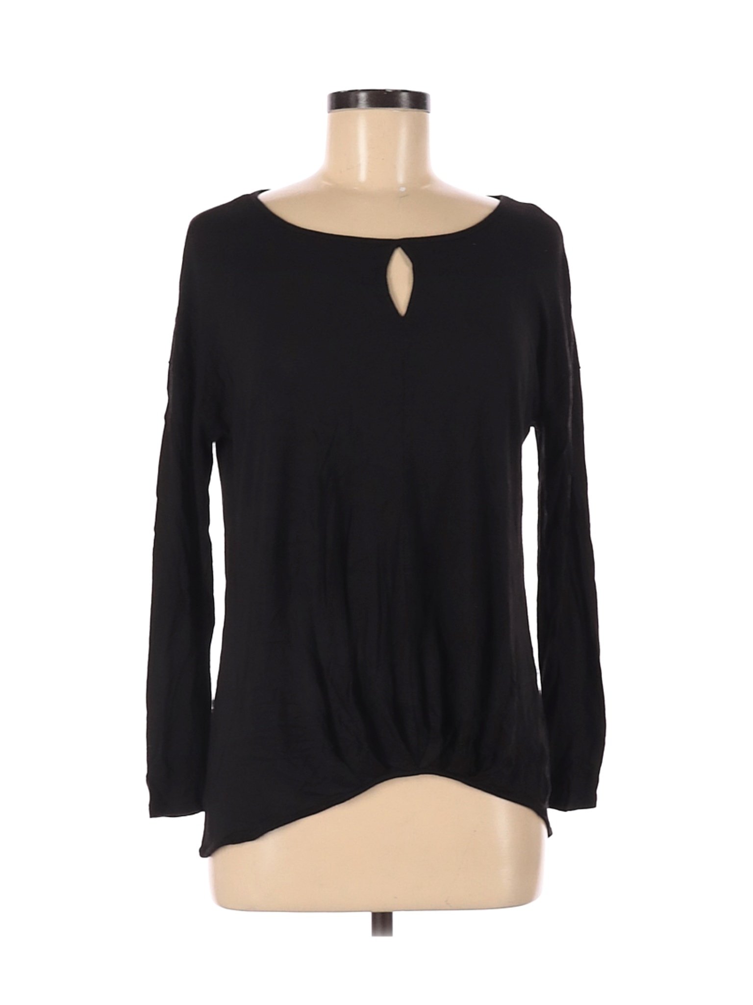 Daisy Fuentes Women Black Long Sleeve Top M | eBay