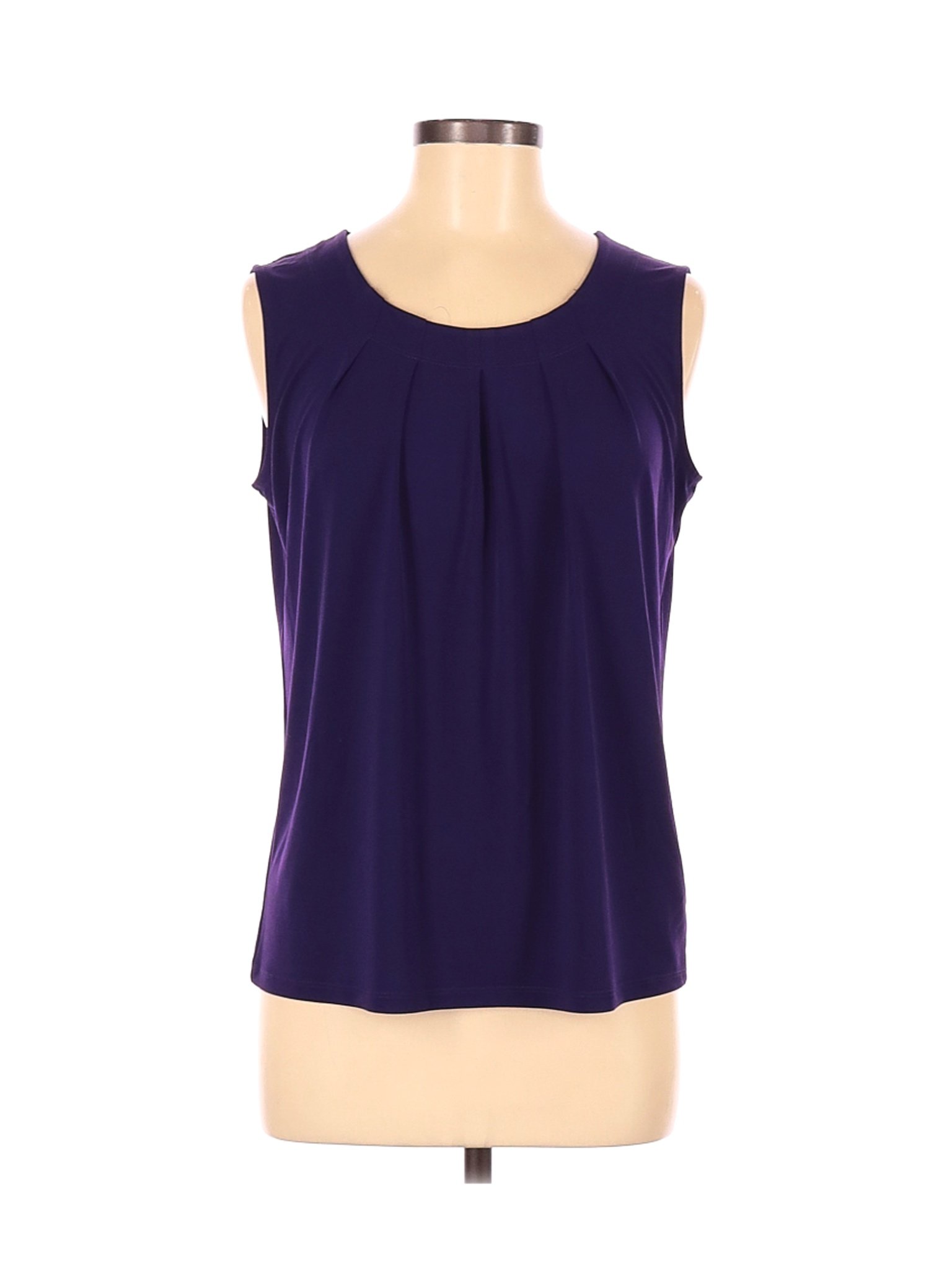 Kasper Women Purple Sleeveless Top M | eBay