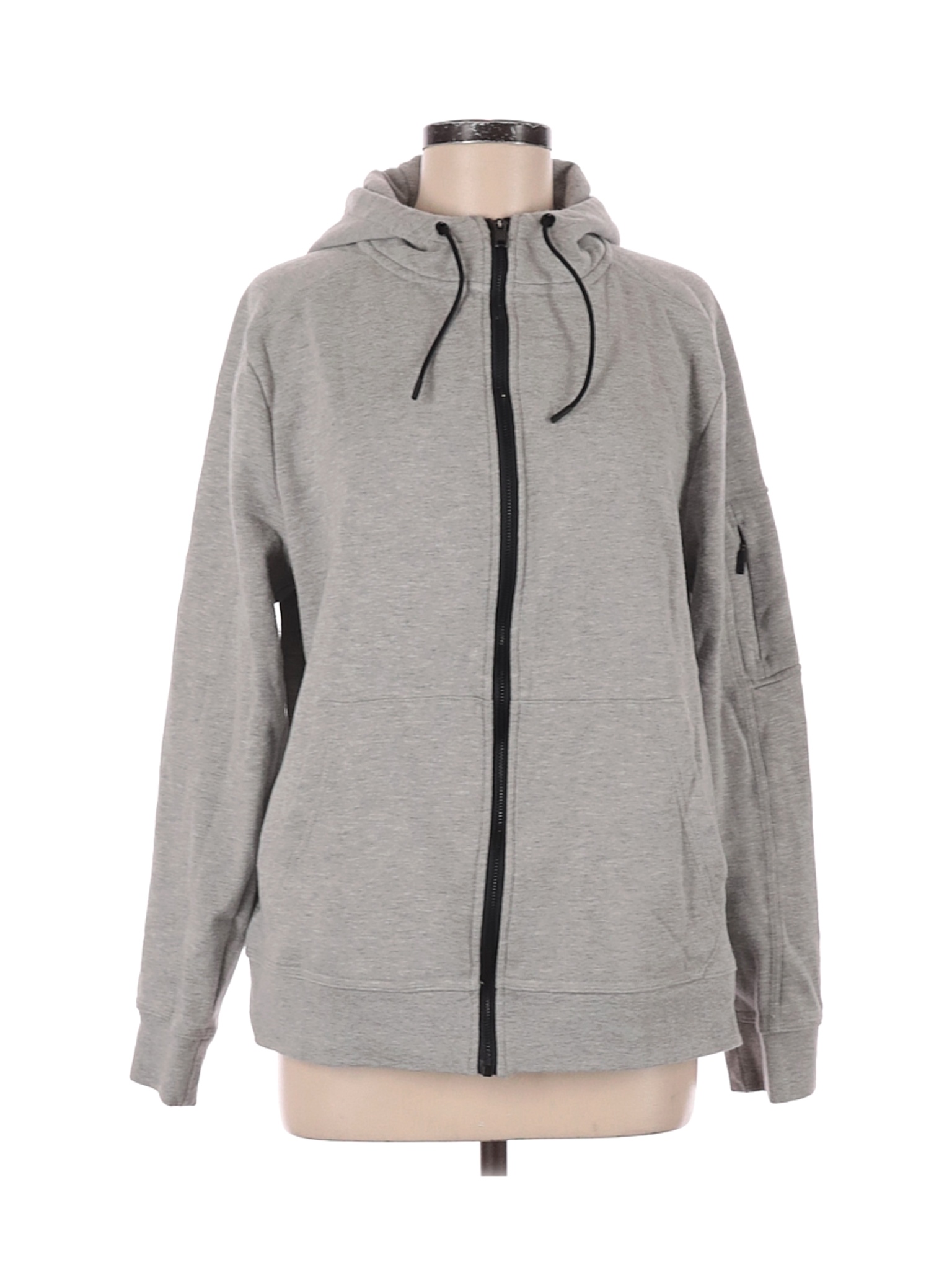 Assorted Brands Women Gray Zip Up Hoodie M | eBay