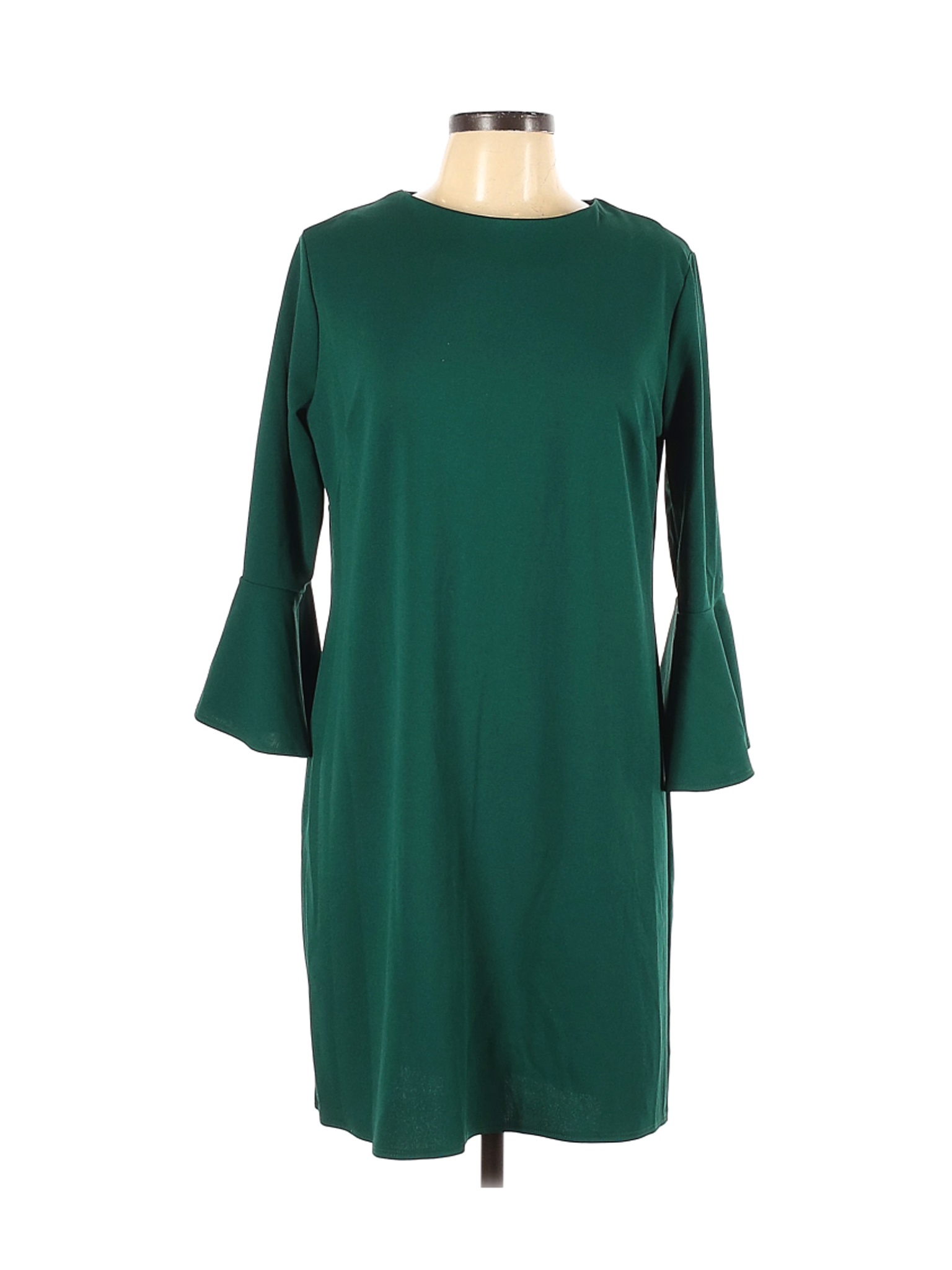 2 Hearts Women Green Casual Dress L | eBay