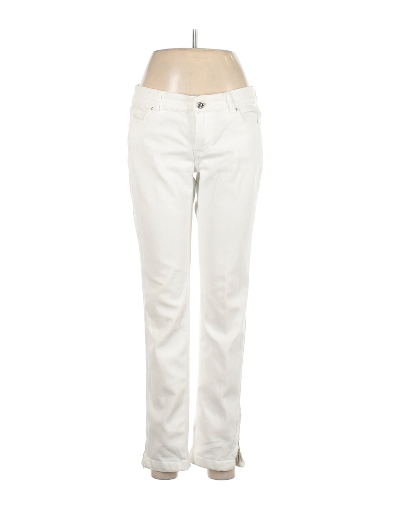 White House Black Market Women White Jeans 6 | eBay