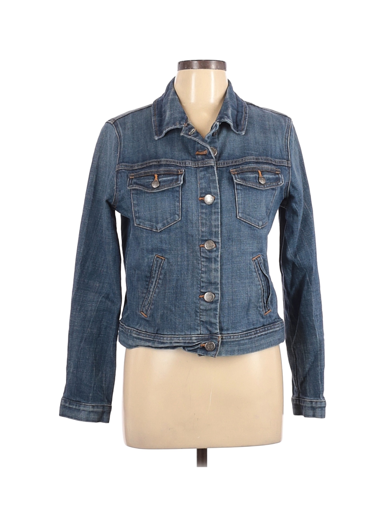 J.Crew Factory Store Women Blue Denim Jacket L | eBay