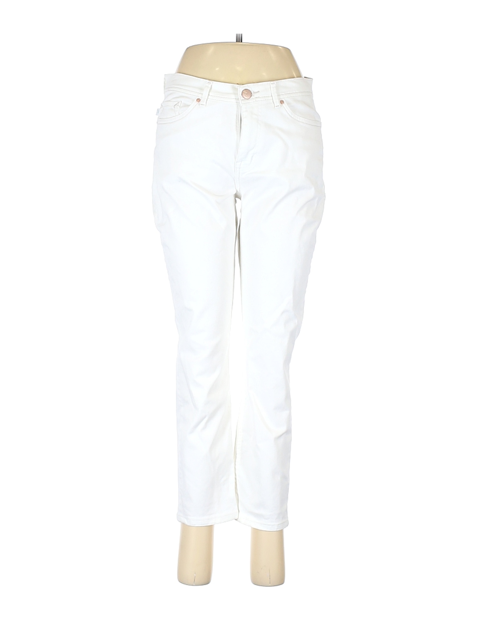Lee Women White Jeans 6 | eBay