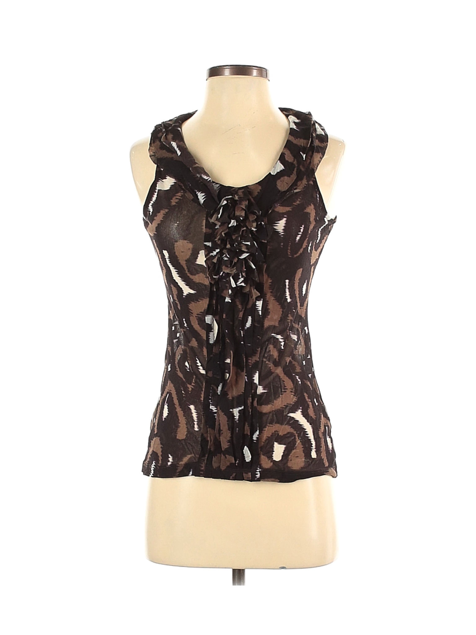 The Limited Women Brown Sleeveless Top S | eBay