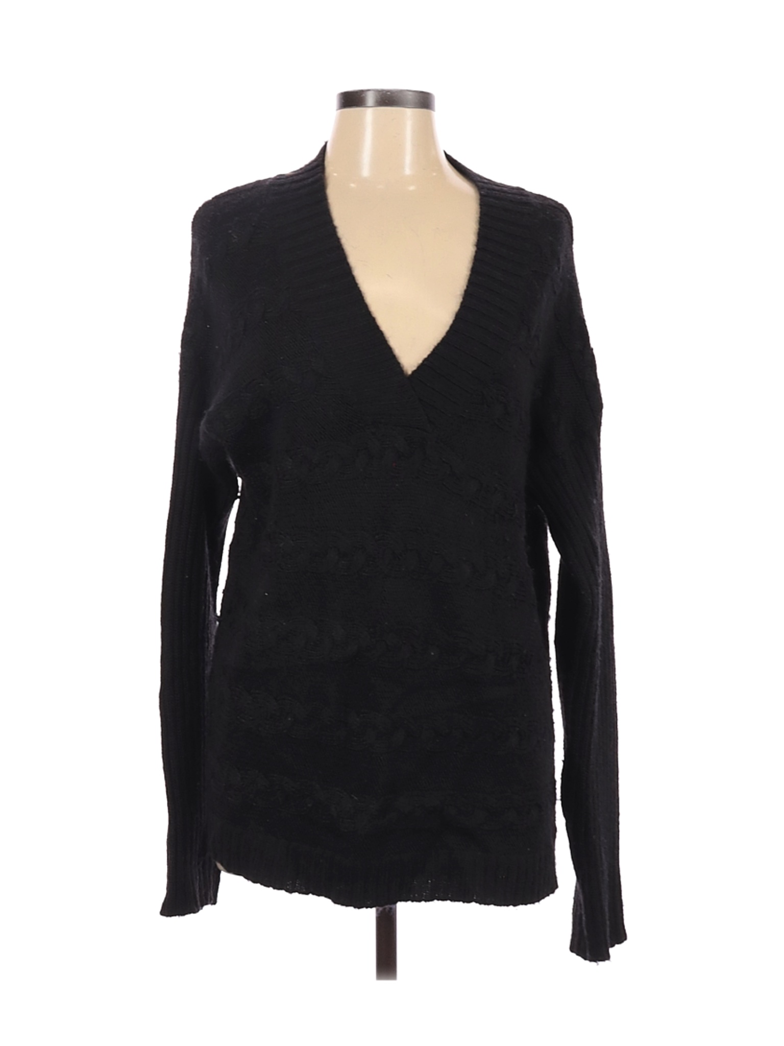 Jones New York Women Black Pullover Sweater L | eBay
