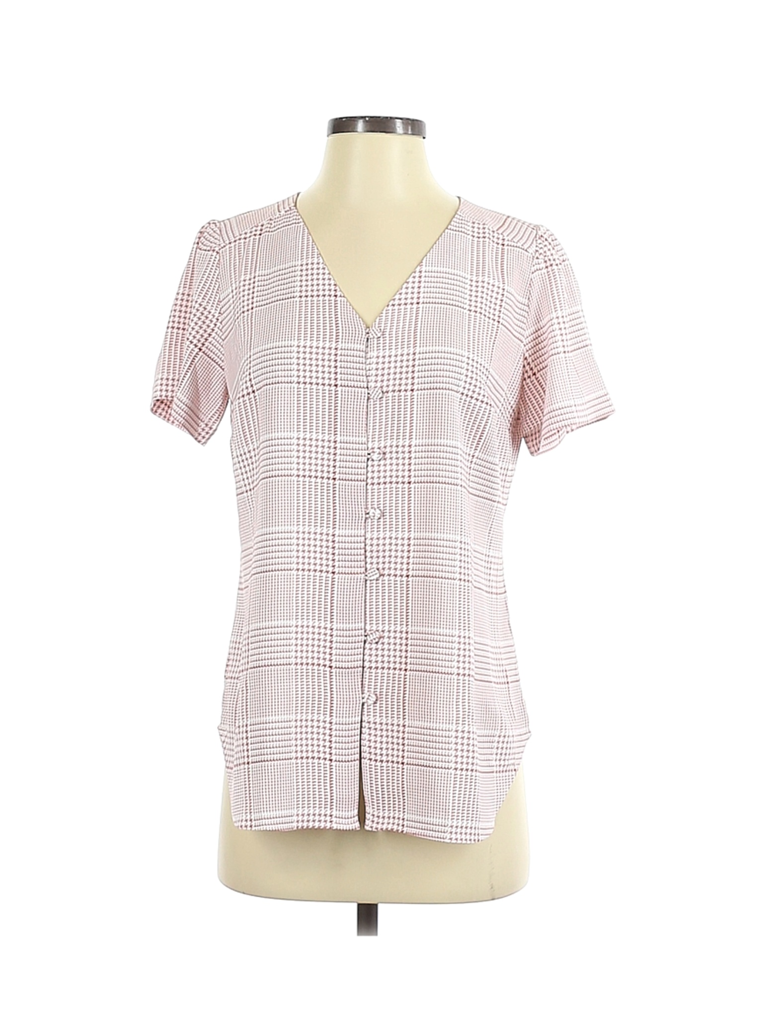 ann taylor short sleeve blouse