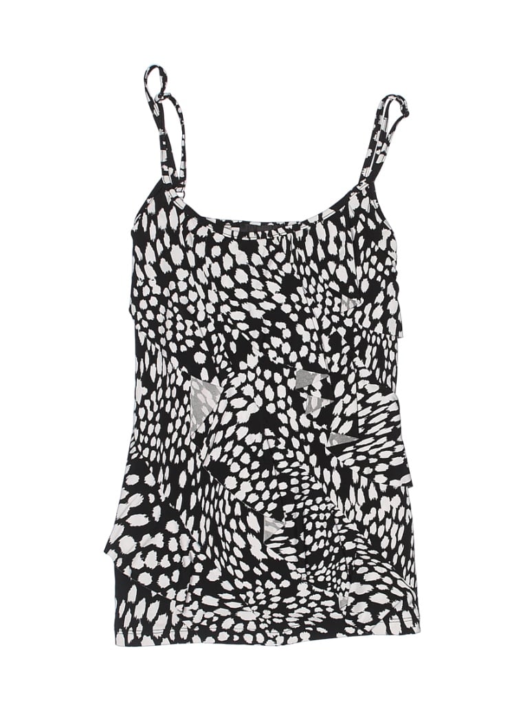 Pre-owned Ab Studio Long Sleeve Top Black Square Neckline Tops