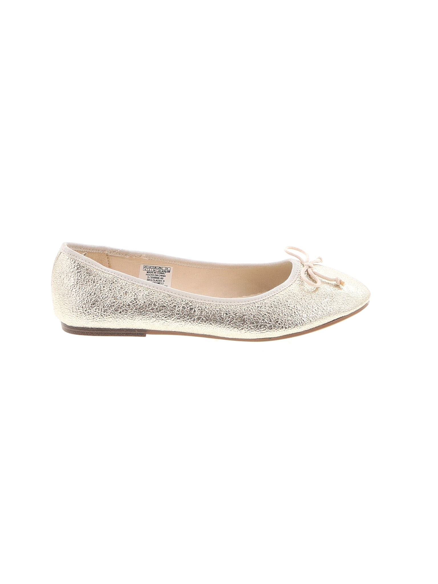 gap gold ballet flats