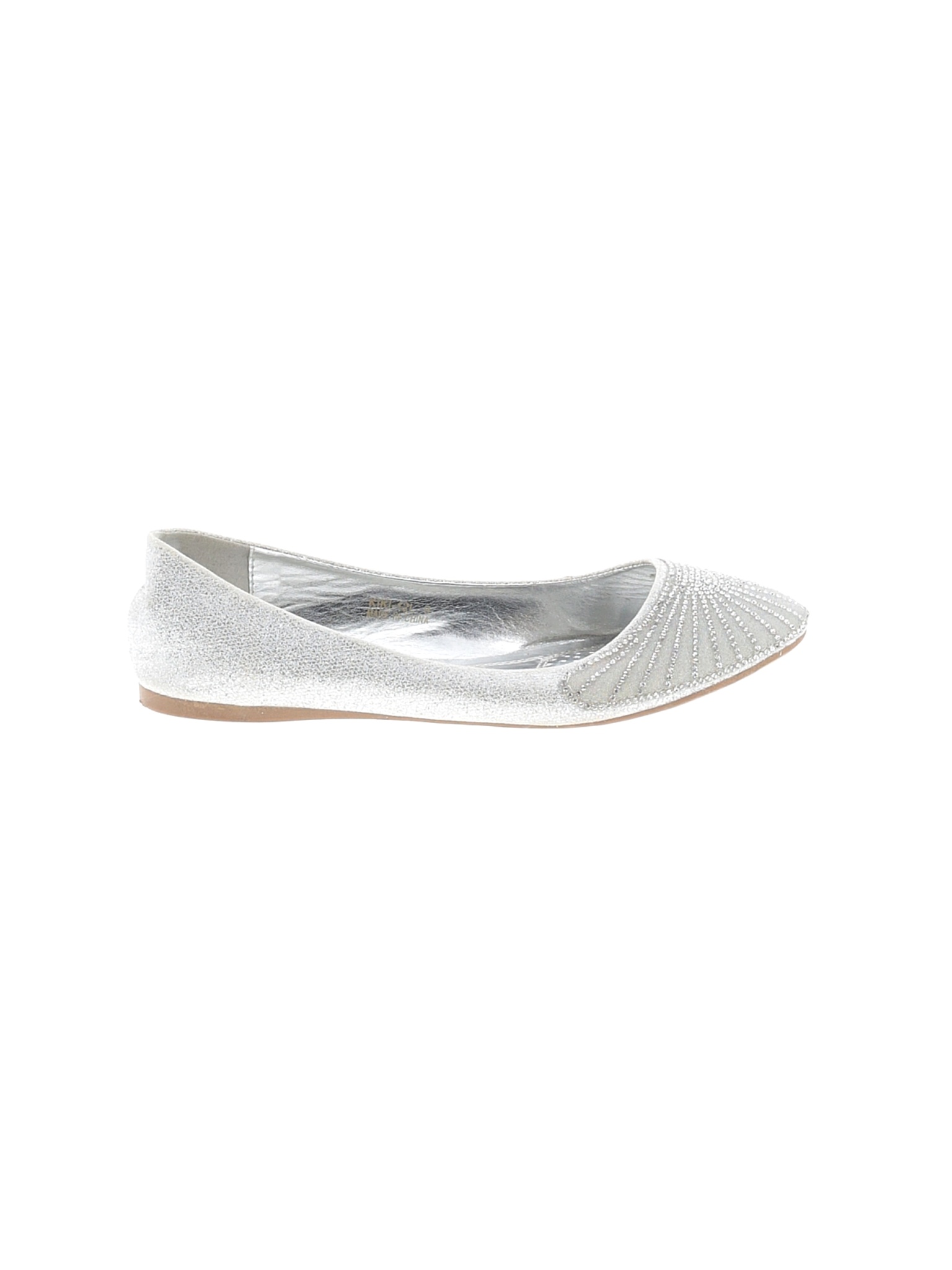 silver flats 9.5