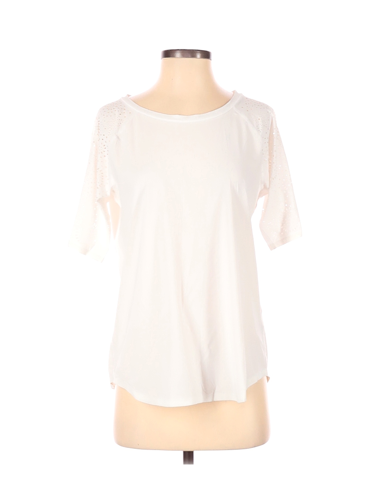 Banana Republic Women White Short Sleeve Blouse S | eBay