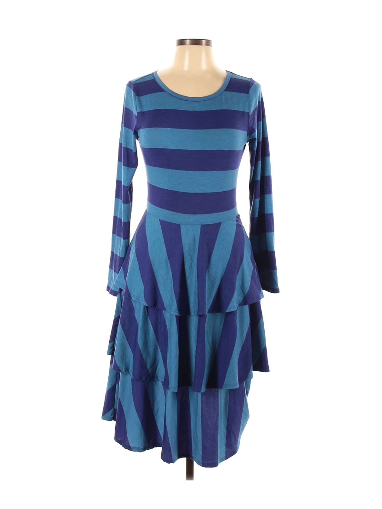 Lularoe Women Blue Casual Dress M | eBay
