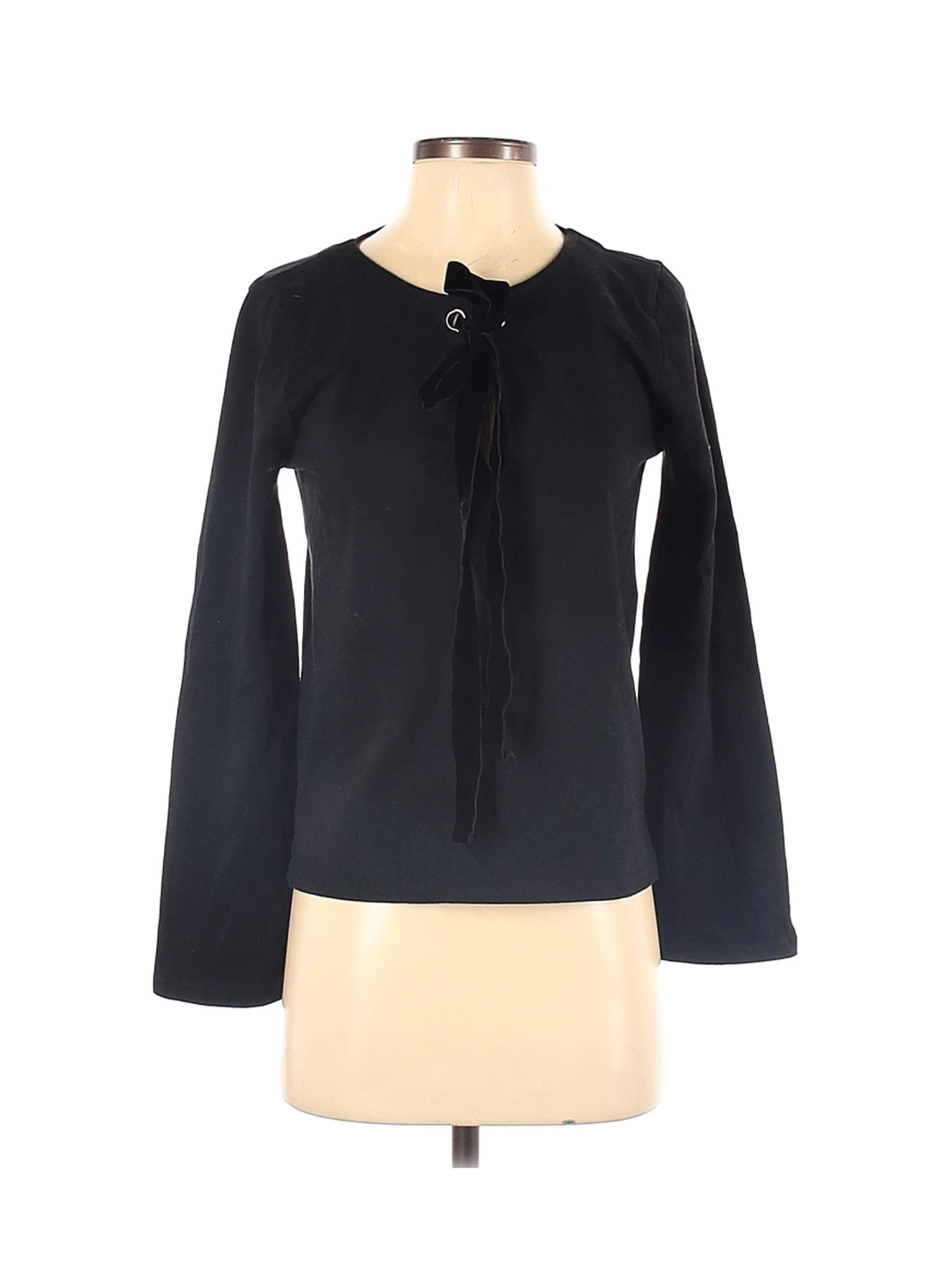 J.Crew Women Black Long Sleeve Top S | eBay