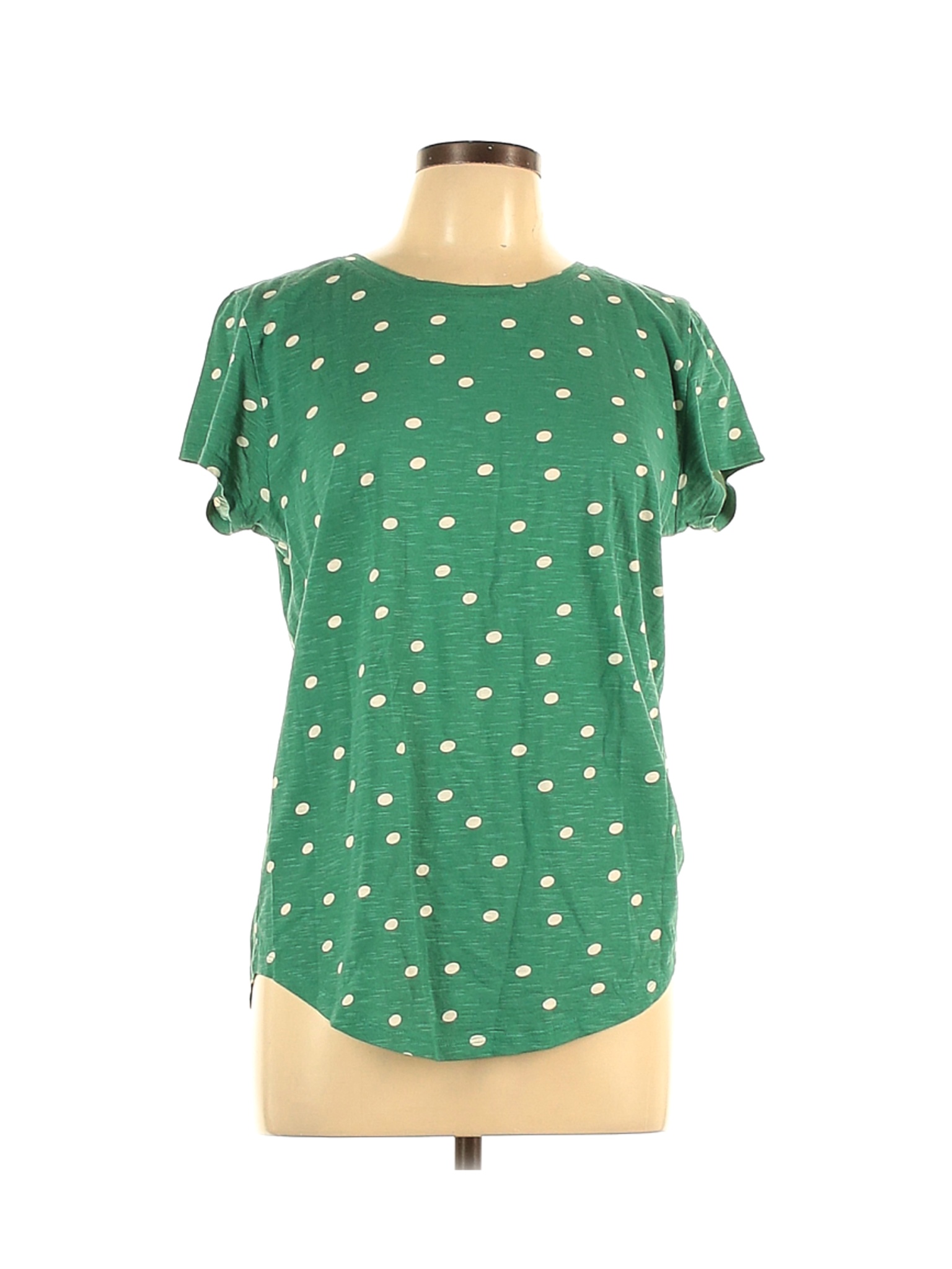 Ann Taylor LOFT Women Green Short Sleeve T-Shirt L | eBay