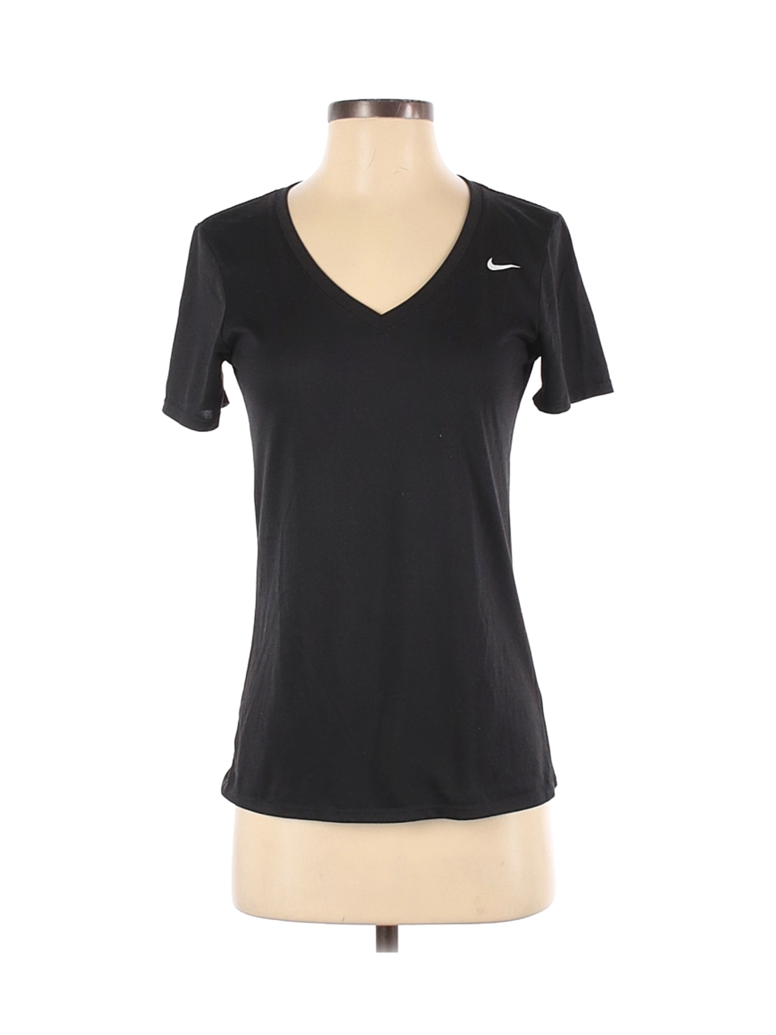 Nike Women Black Active T-Shirt S | eBay