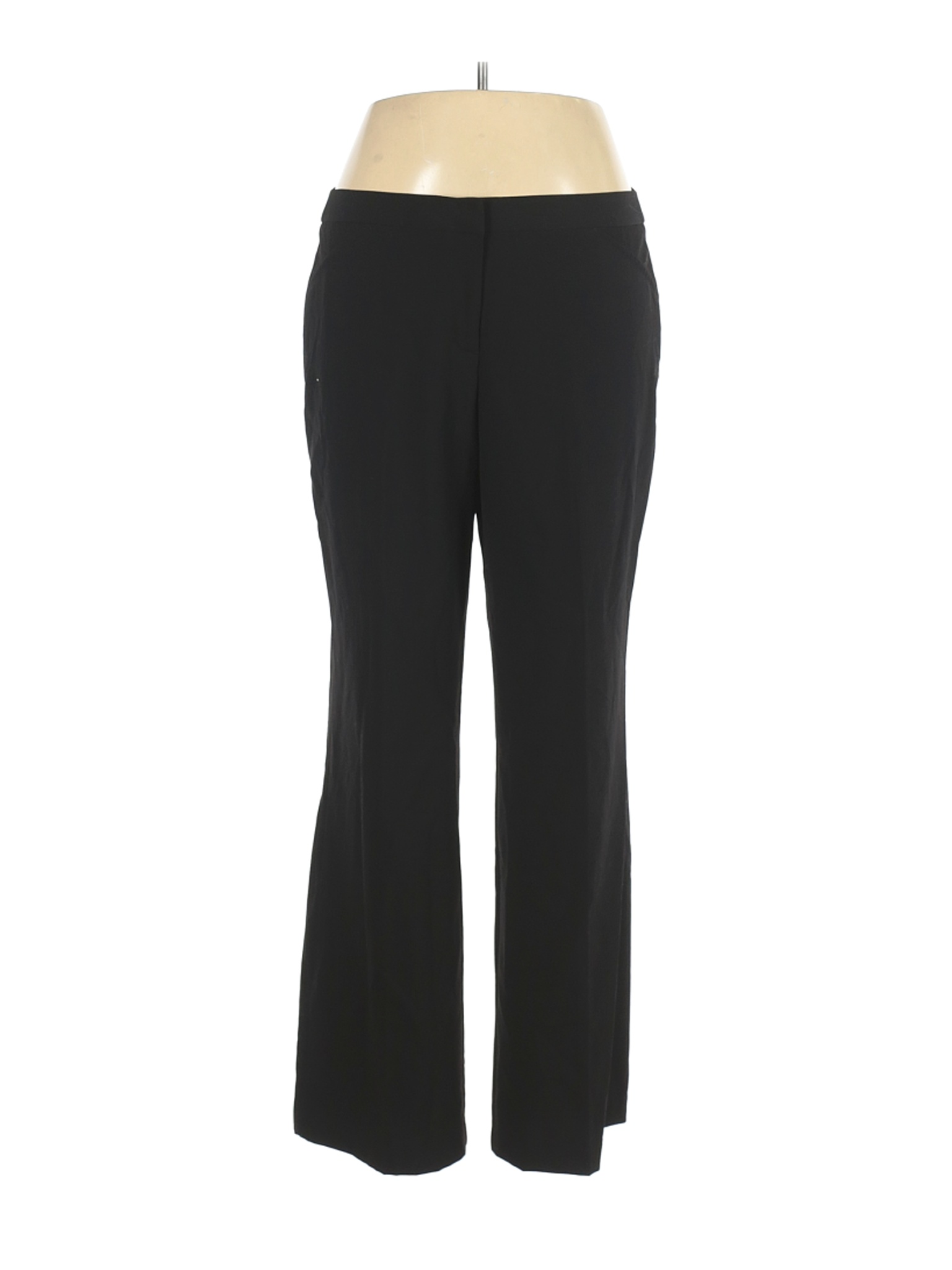 Nicole Miller Women Black Dress Pants 16 | eBay