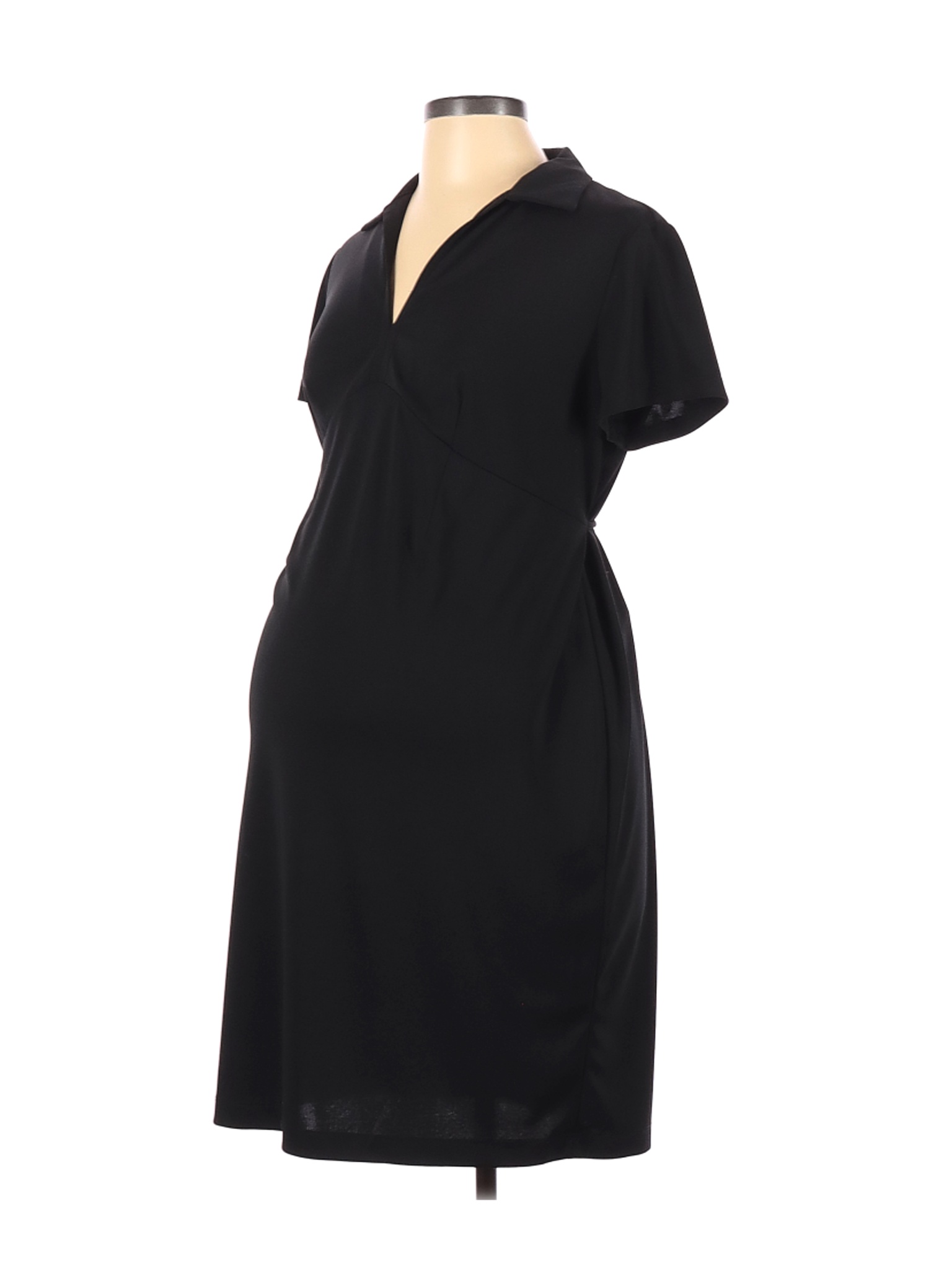 black maternity dress casual