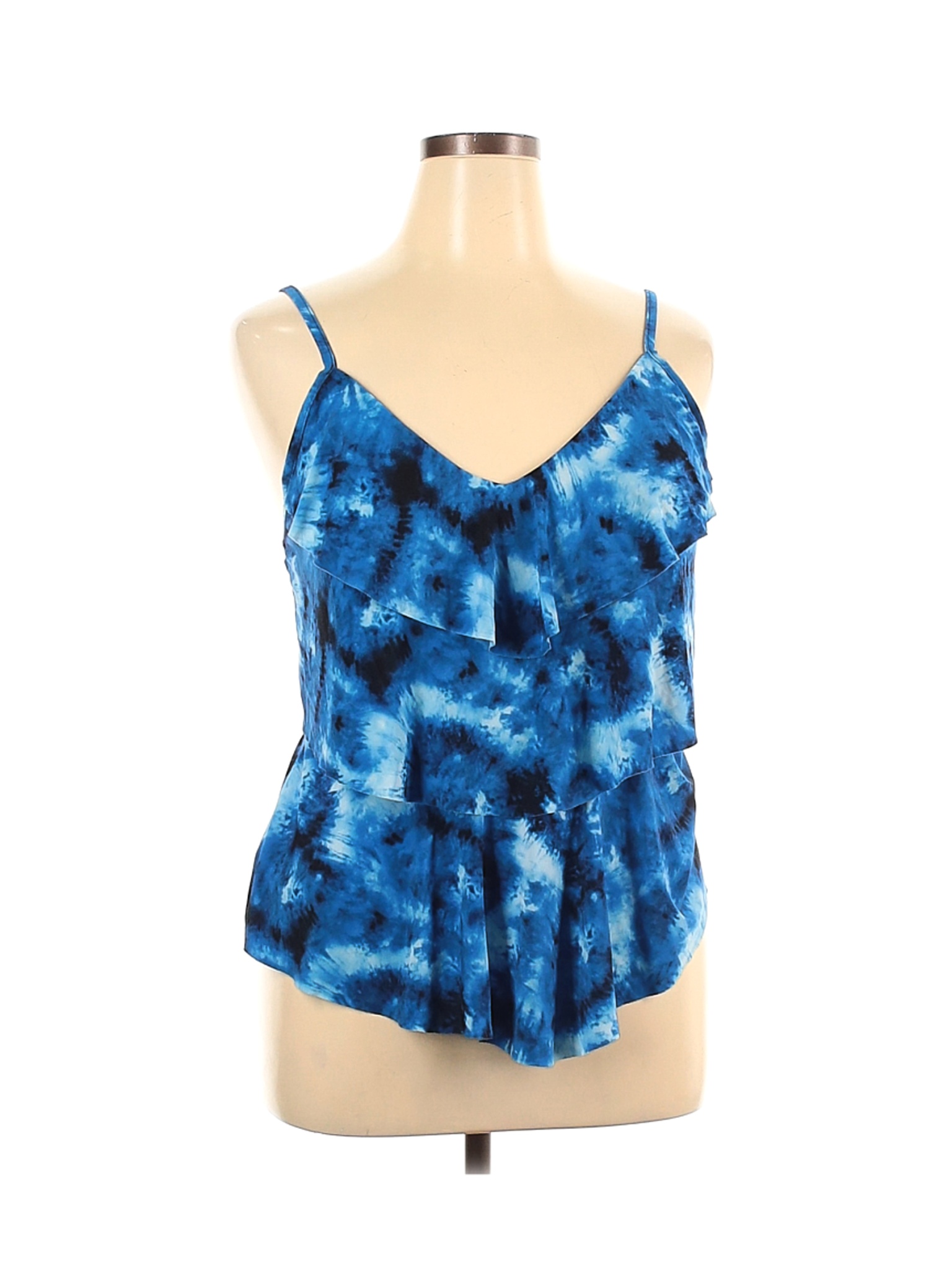 Aqua Green Women Blue Sleeveless Top XL | eBay