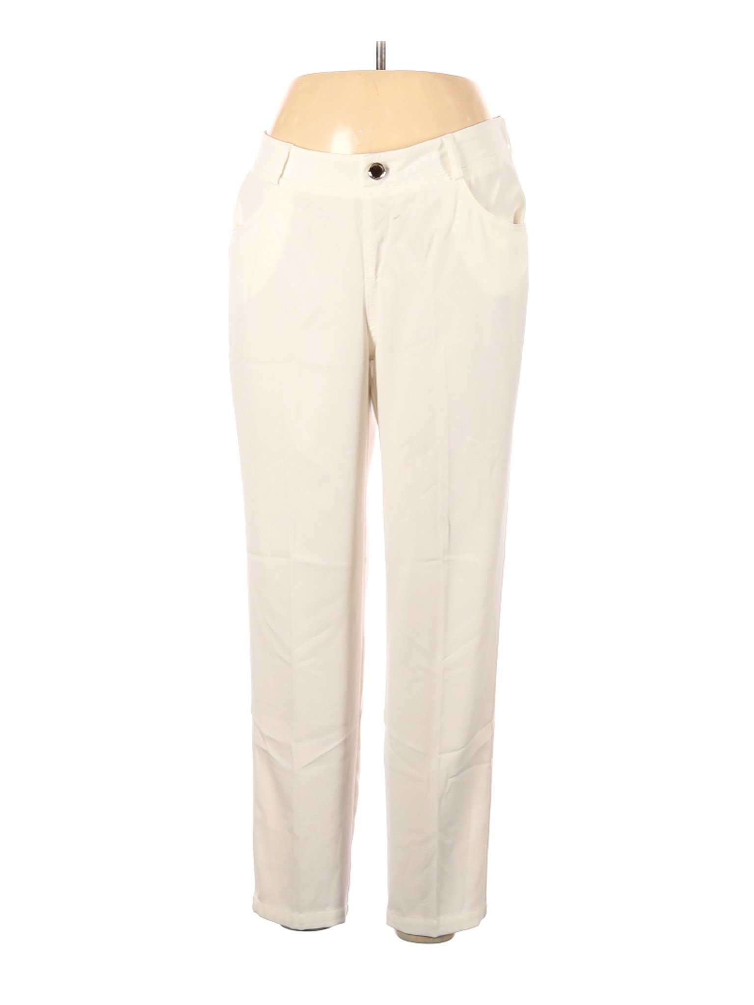 IMAN Women Ivory Dress Pants L | eBay