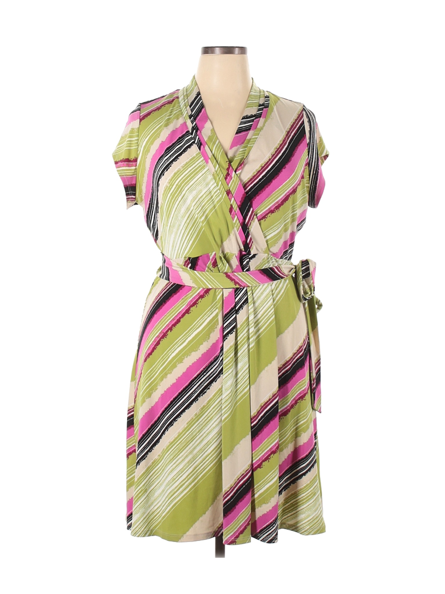 Liz Claiborne Women Green Casual Dress XL | eBay