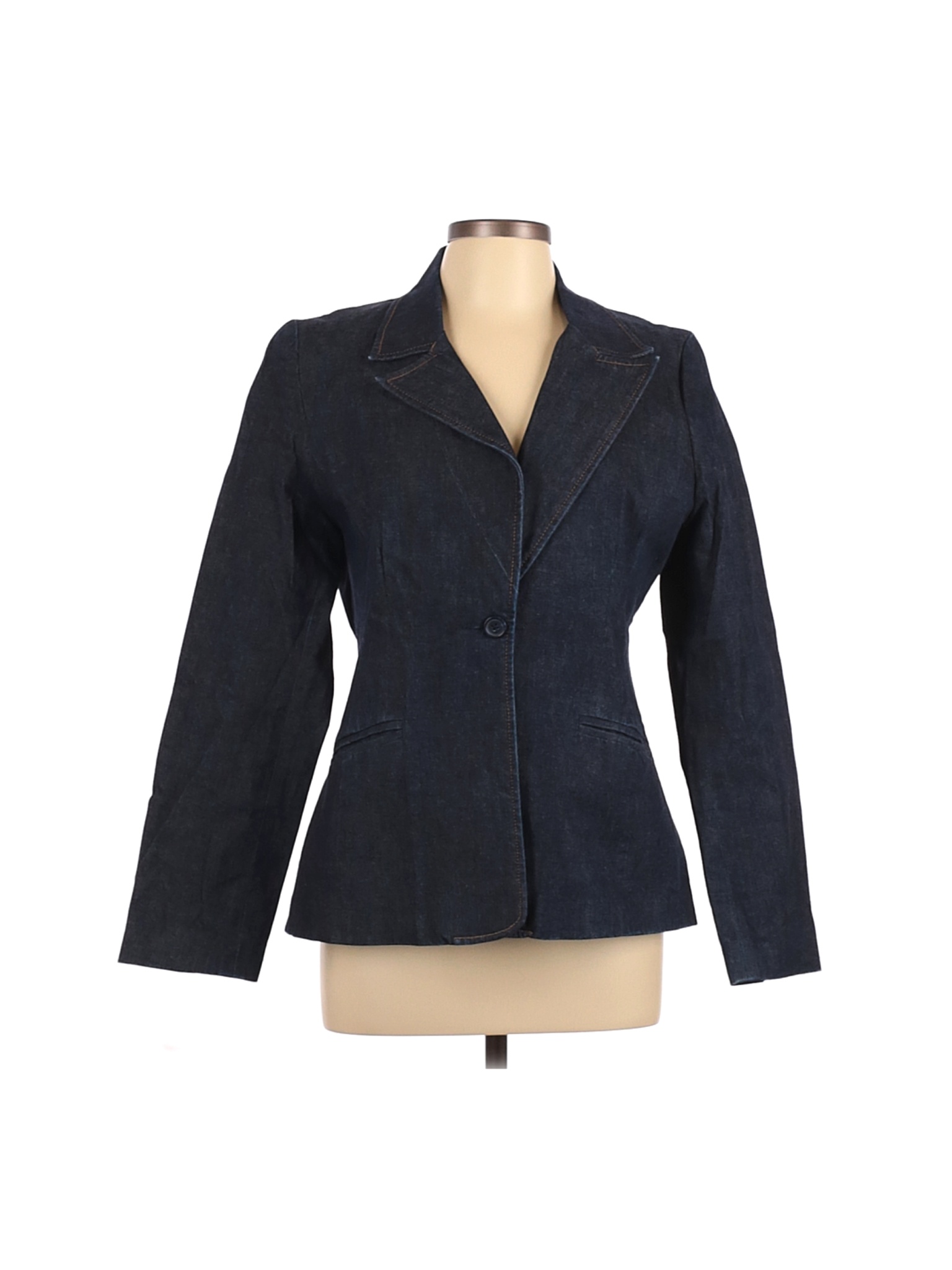 Old Navy Women Black Denim Jacket L | eBay