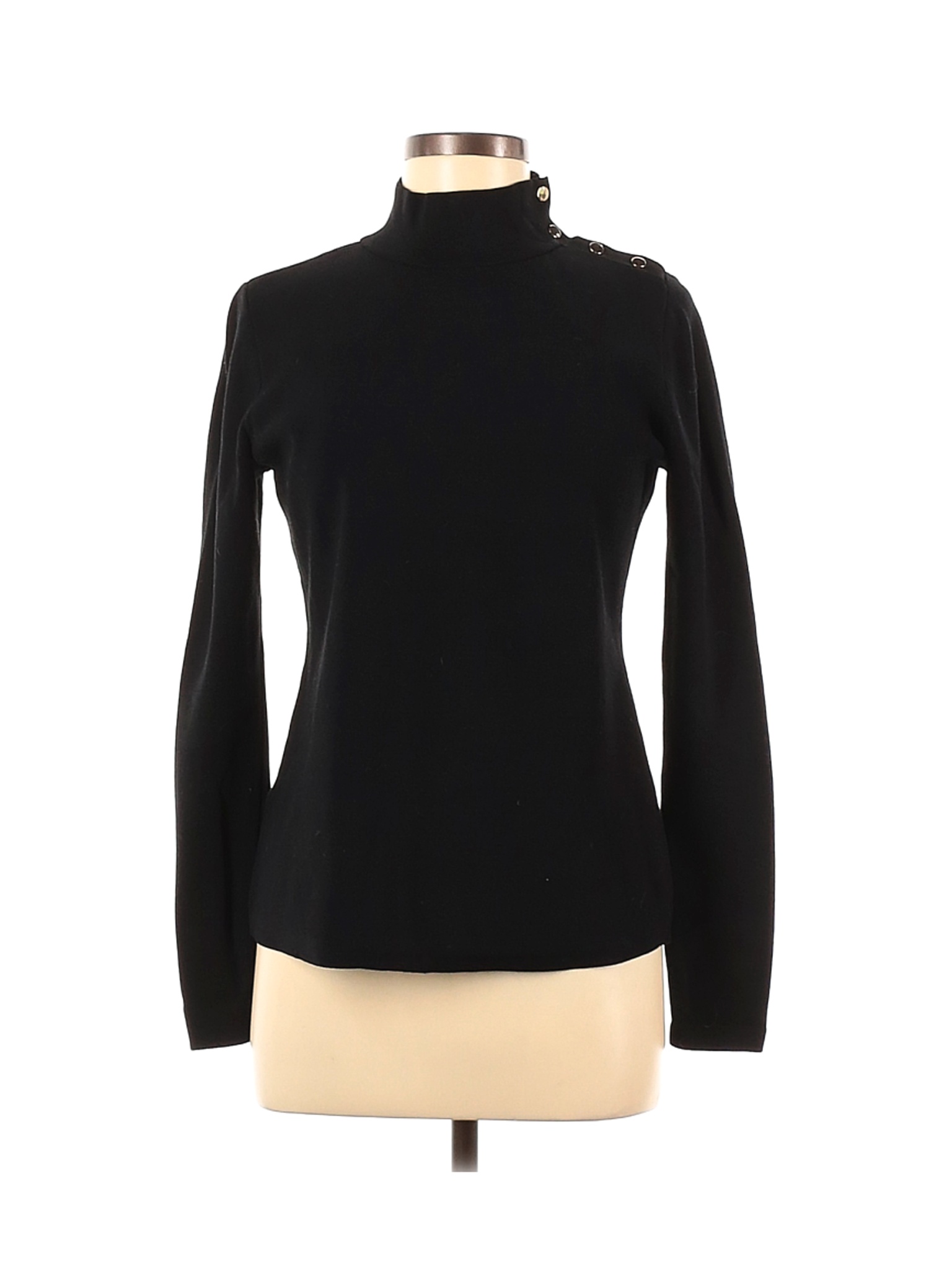 Ann Taylor Women Black Turtleneck Sweater M | eBay