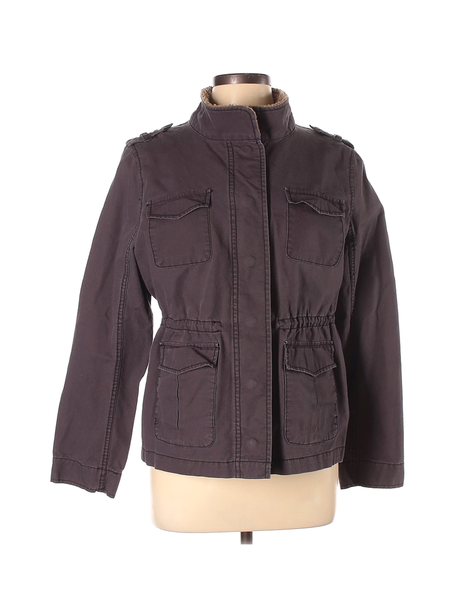 Ruff Hewn Women Brown Jacket L | eBay
