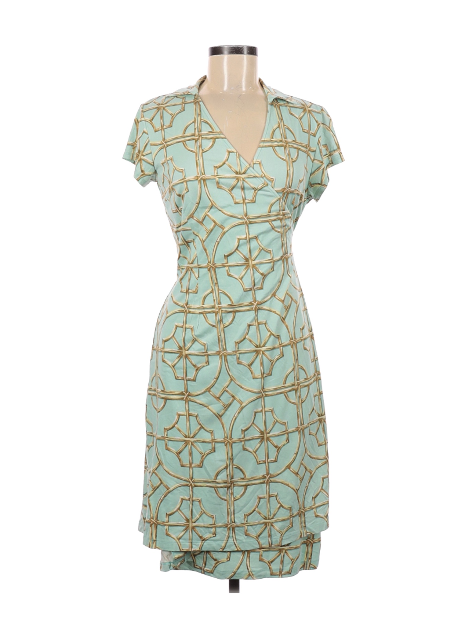 J. McLaughlin Women Green Casual Dress S | eBay
