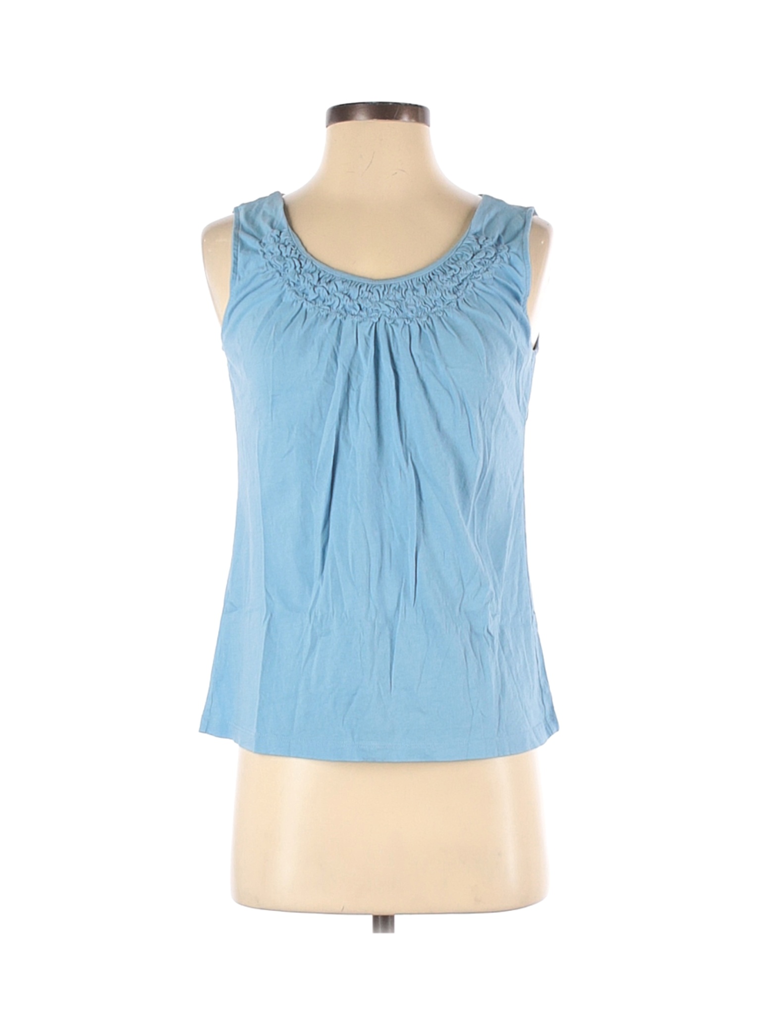 Ann Taylor LOFT Outlet Women Blue Sleeveless Top S | eBay