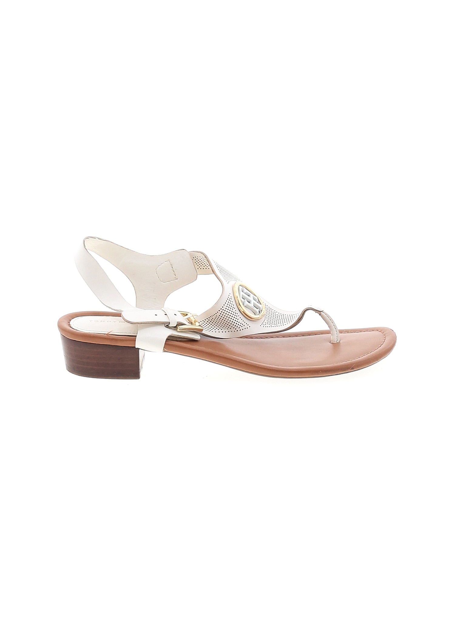 white tommy hilfiger sandals