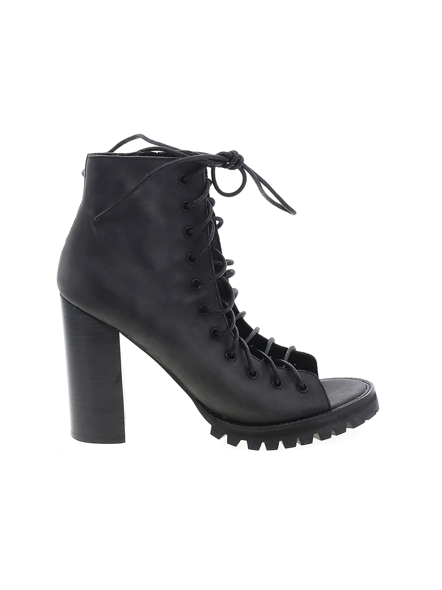 jeffrey campbell square toe ankle boots