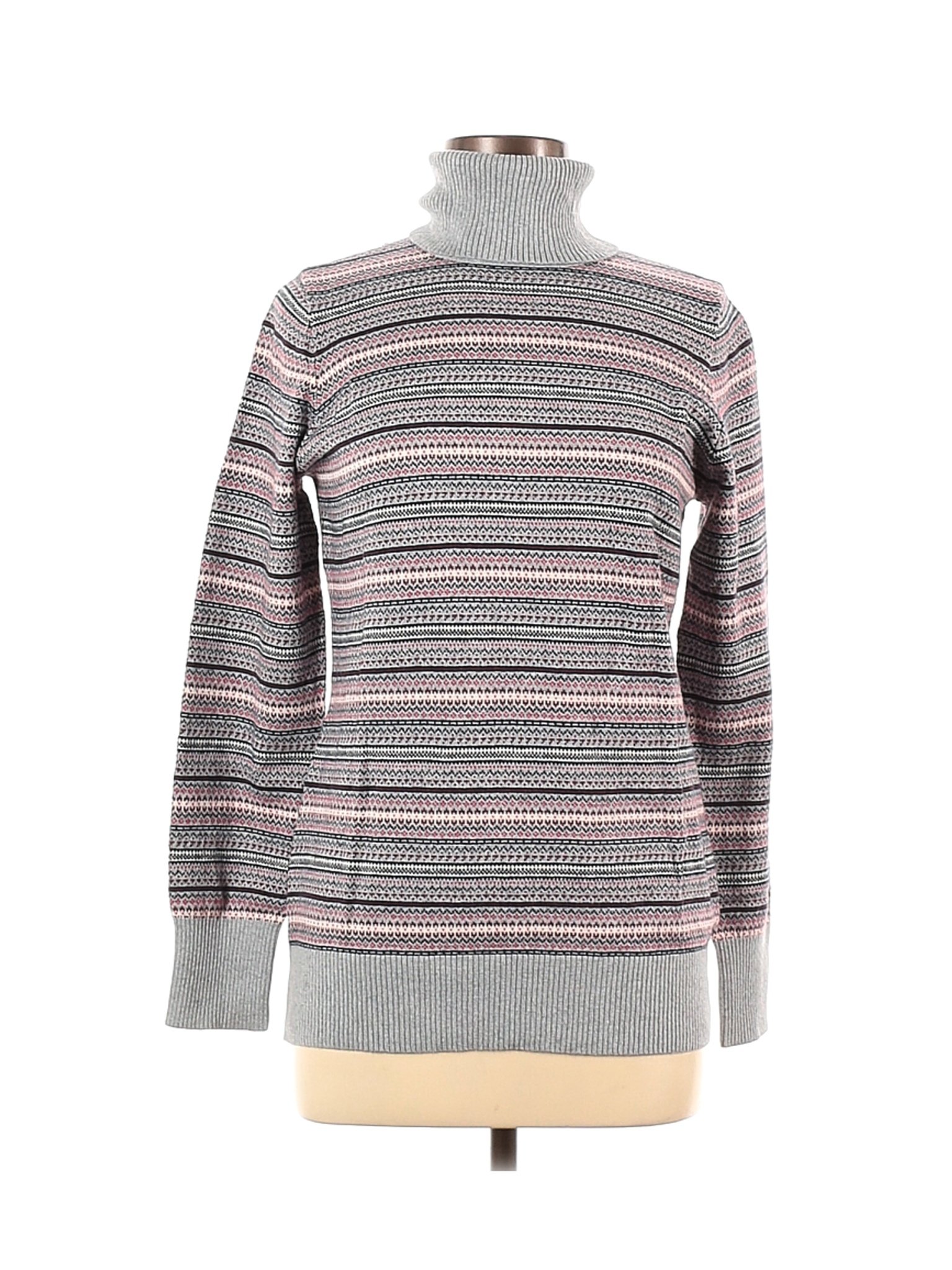 L.L.Bean Women Gray Turtleneck Sweater M | eBay