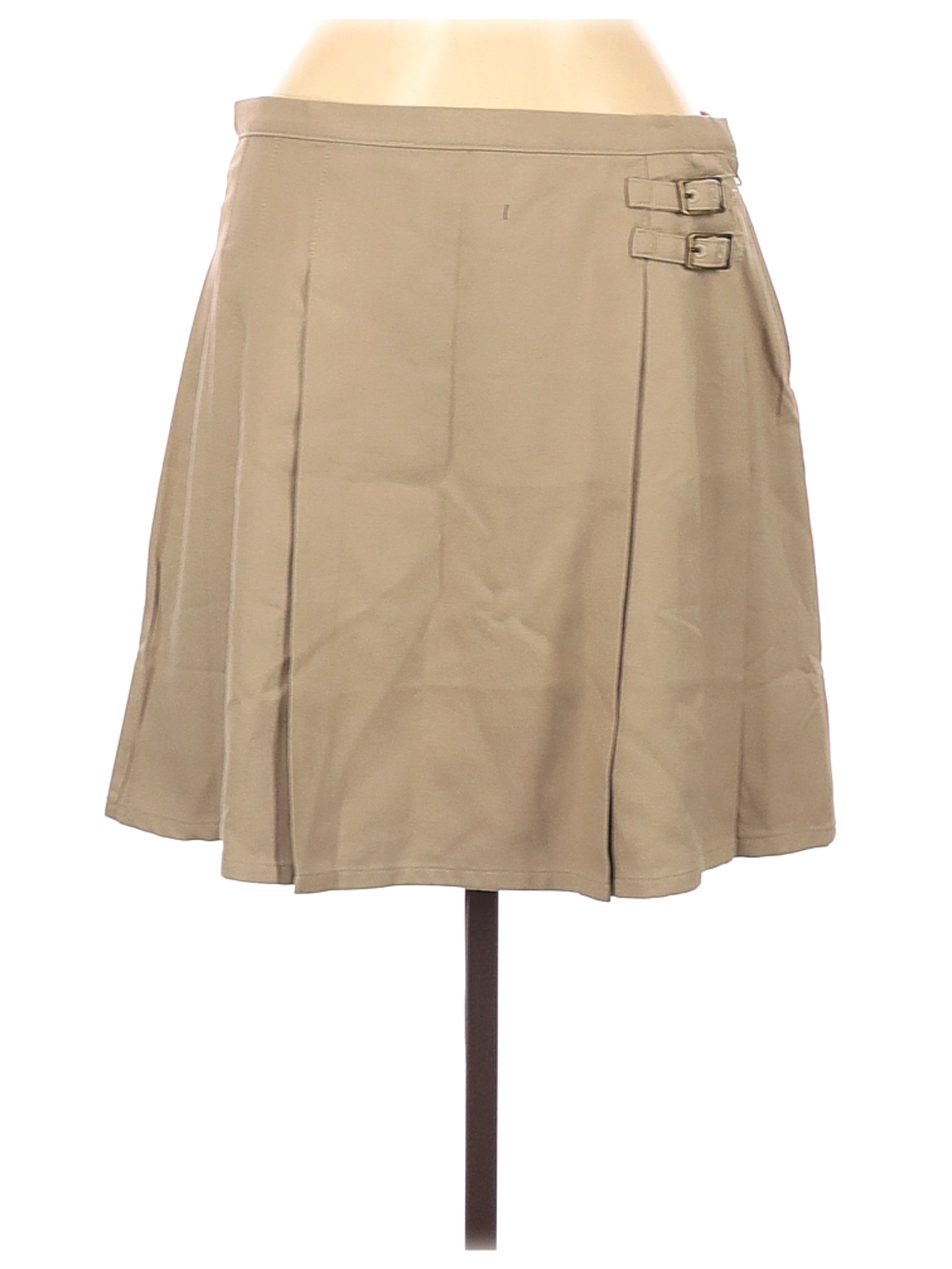 Lands' End Women Brown Casual Skirt 6 | eBay