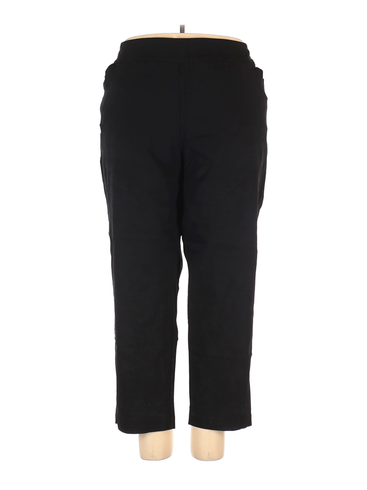 Terra & Sky Women Black Casual Pants 4X Plus | eBay