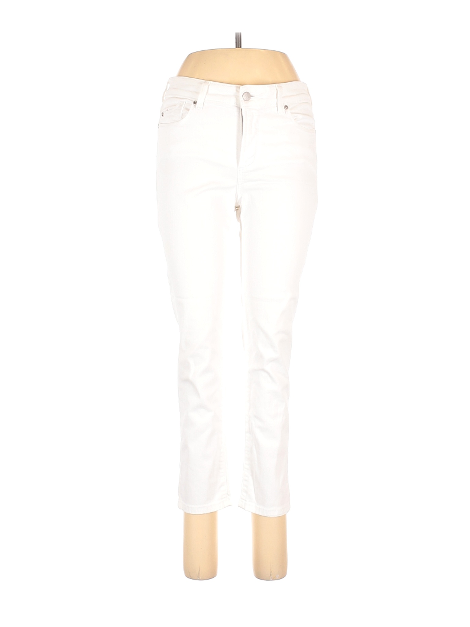 NYDJ Women White Jeans 8 Petites | eBay