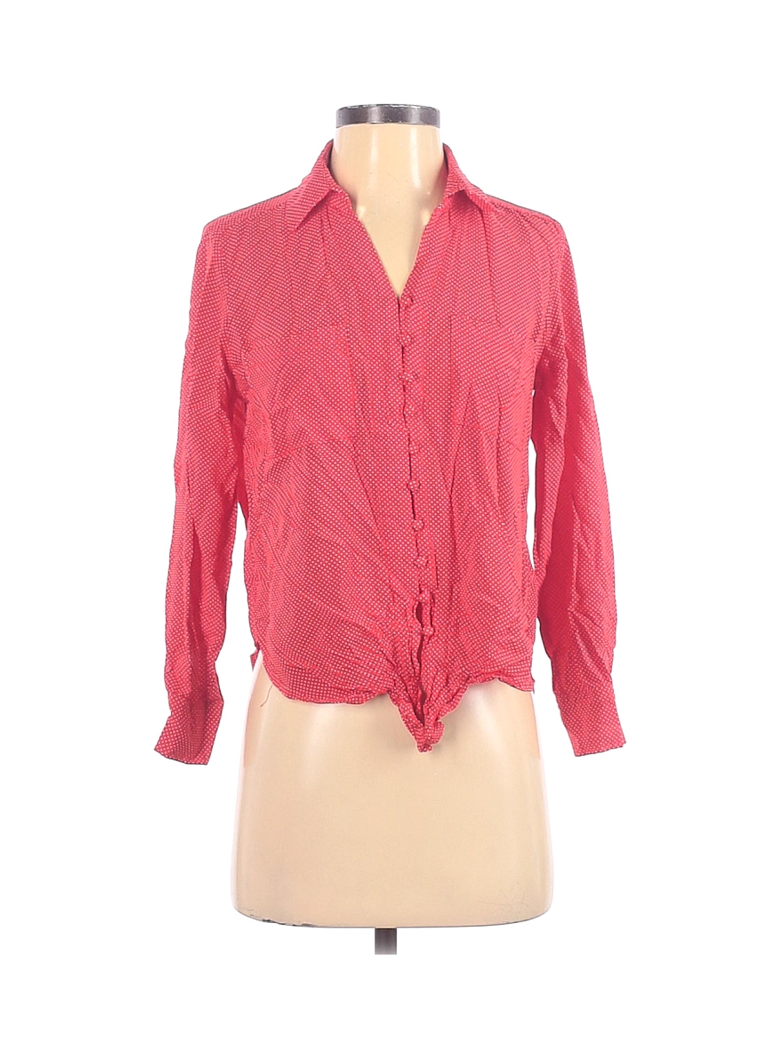 Velvet Heart Women Pink Long Sleeve Blouse XS | eBay