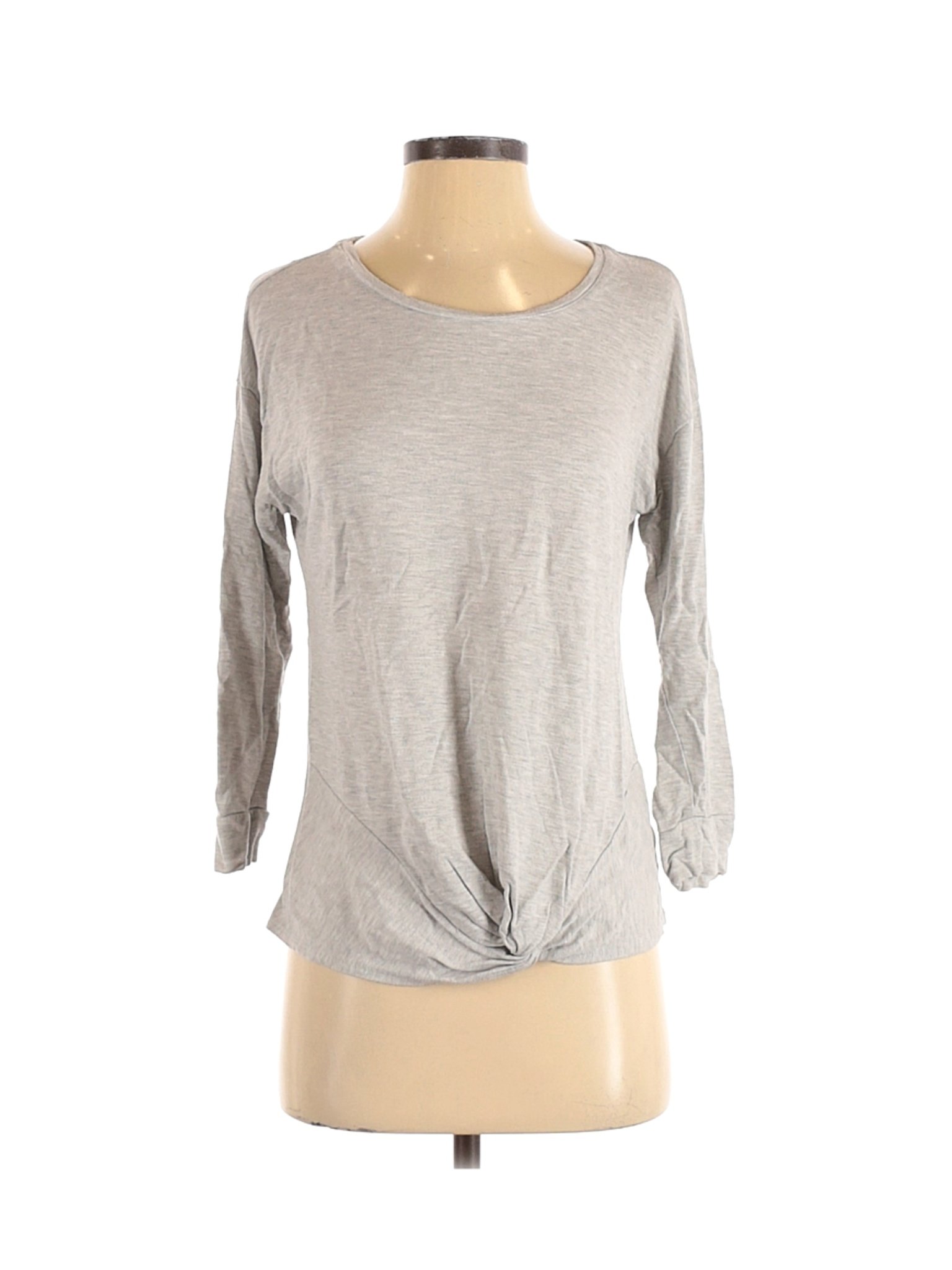 Tahari Women Gray Long Sleeve T-Shirt S | eBay