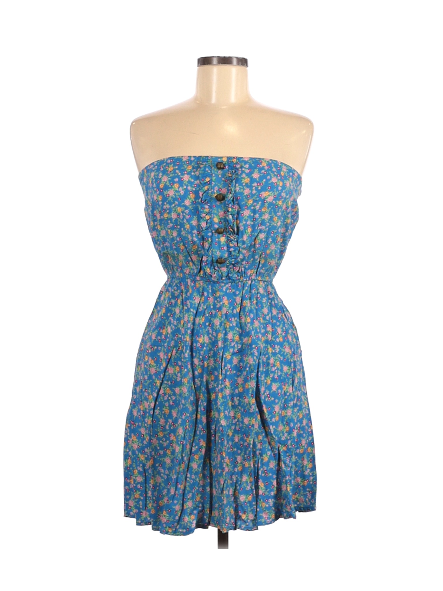Material Girl Women Blue Casual Dress M | eBay