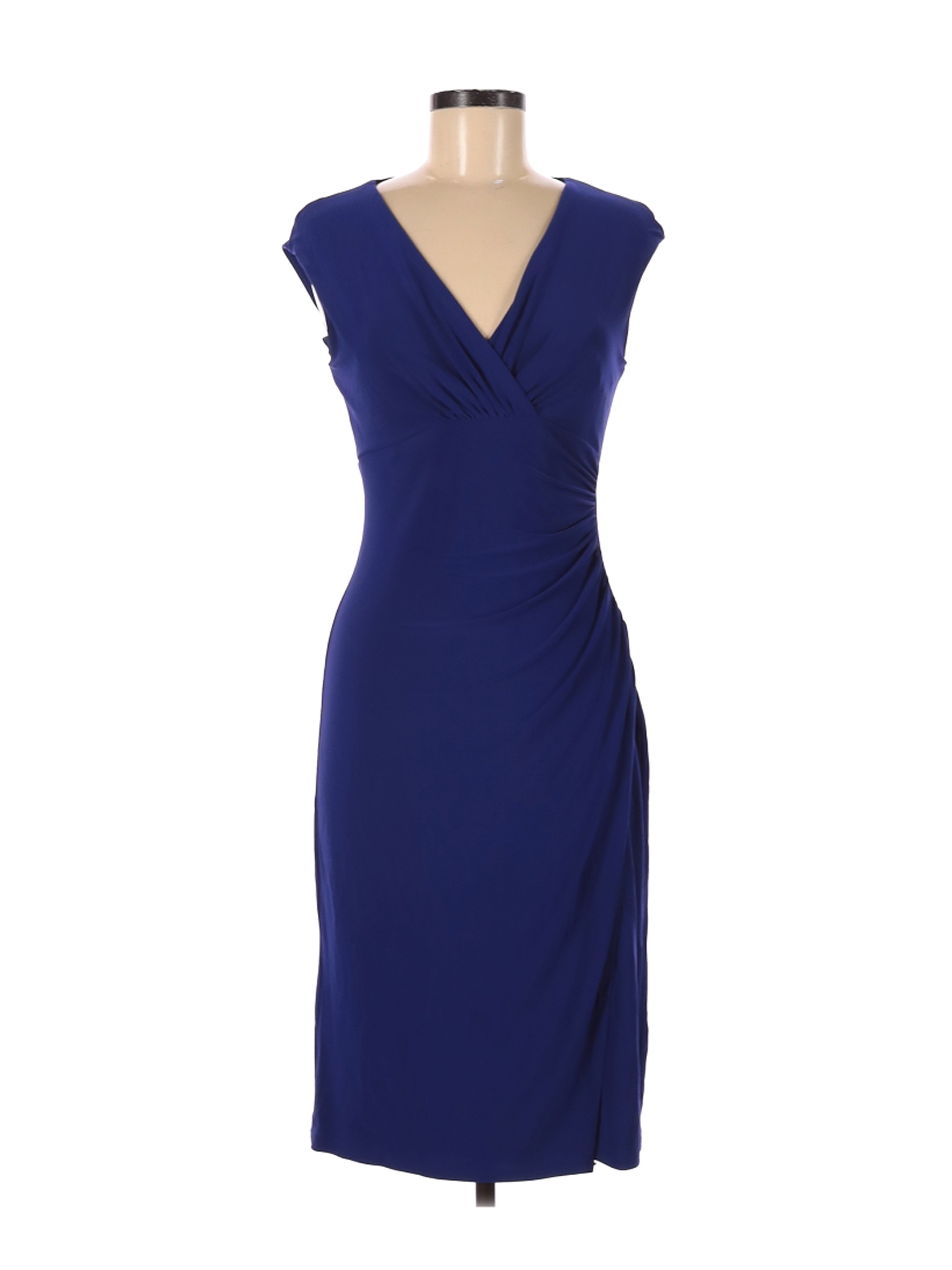 Lauren by Ralph Lauren Women Blue Casual Dress 6 | eBay