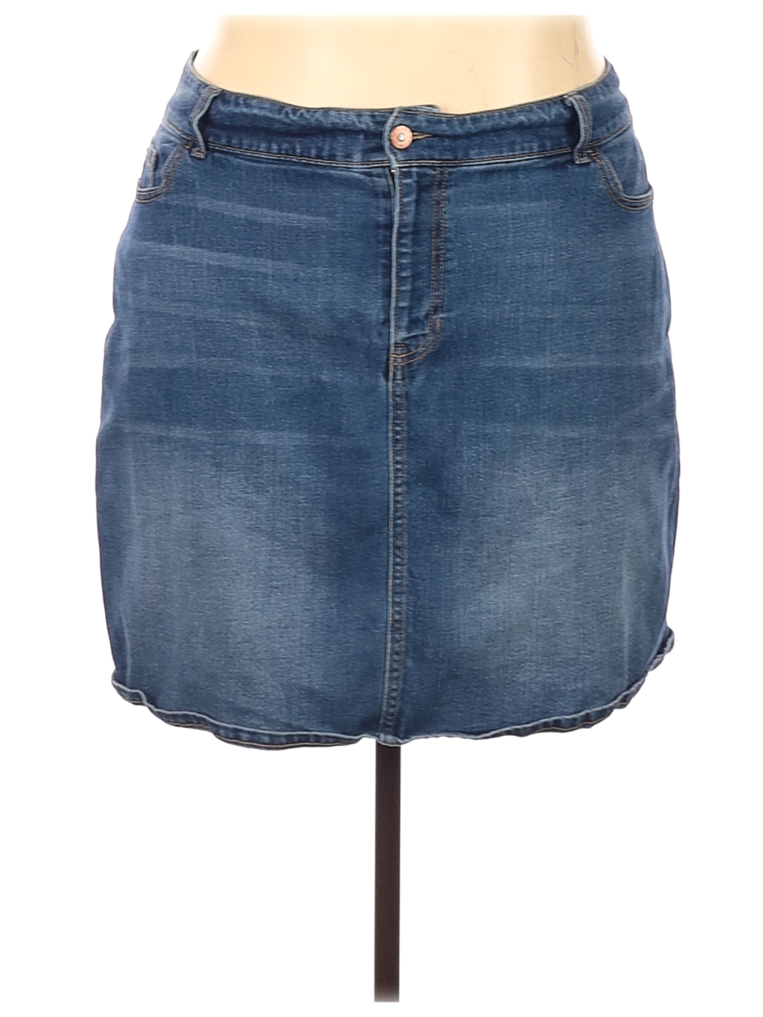 Old Navy Women Blue Denim Skirt 24 Plus | eBay
