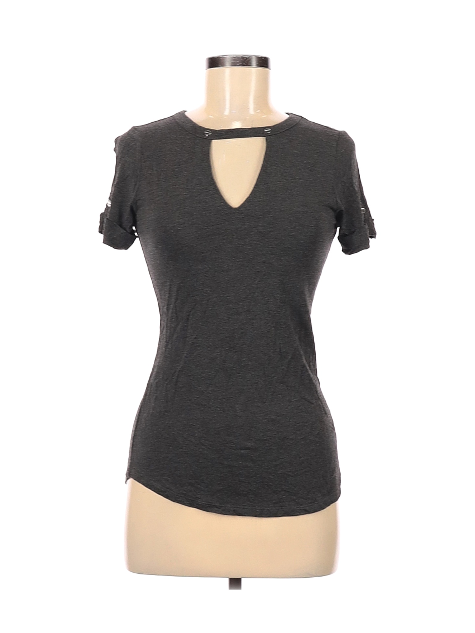 MICHAEL Michael Kors Women Gray Short Sleeve Top XS | eBay