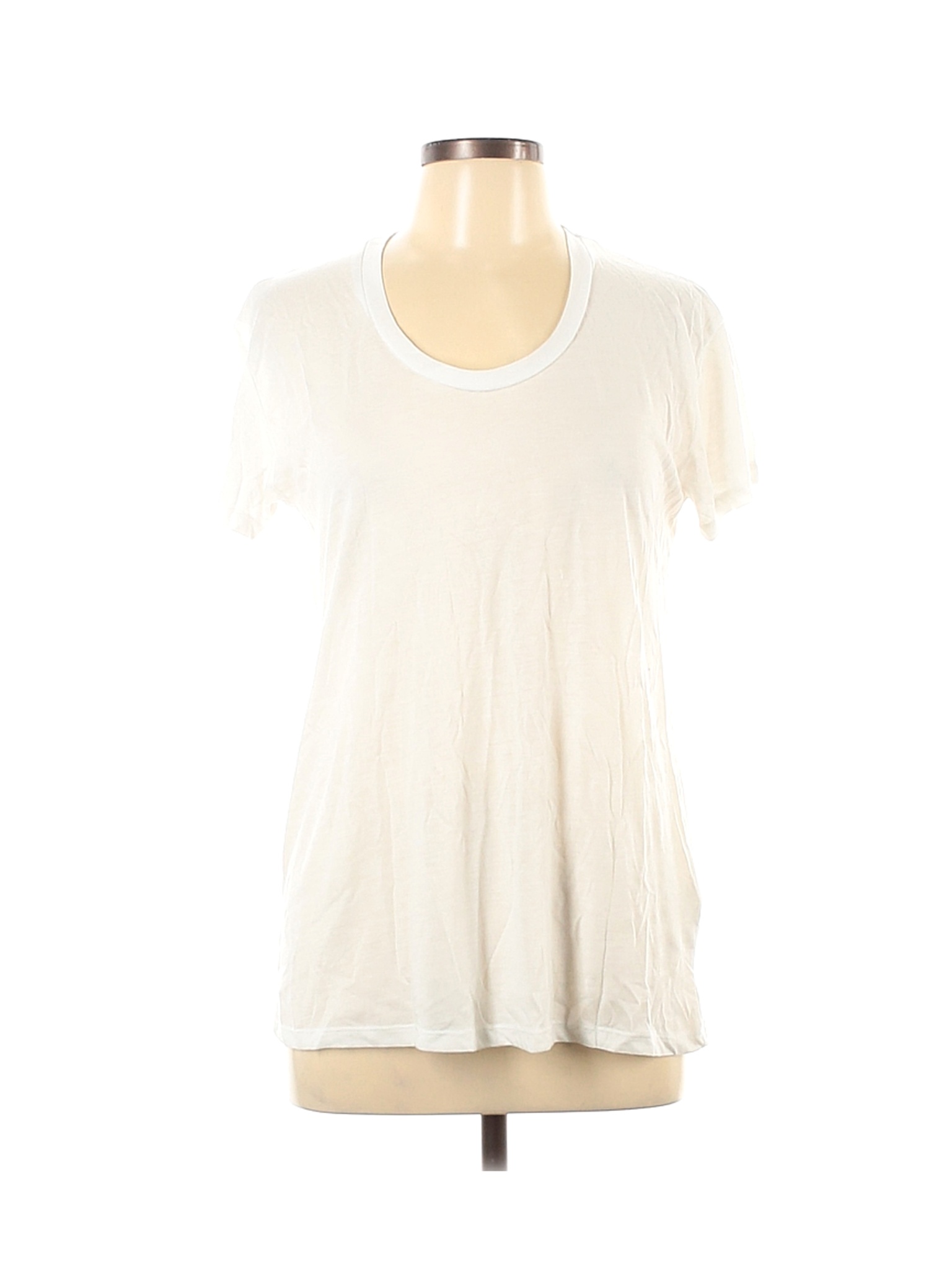 ALTERNATIVE Women Ivory Short Sleeve T-Shirt L | eBay