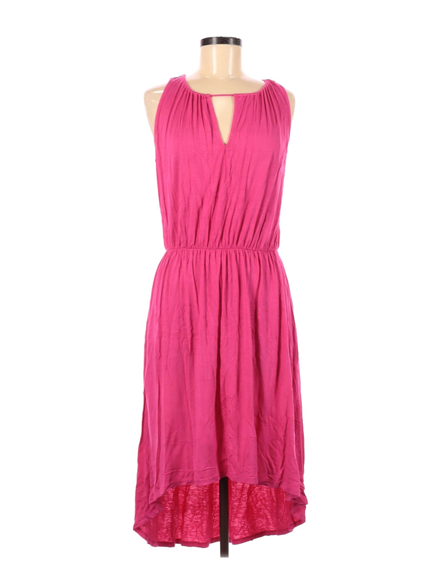 Ann Taylor LOFT Women Pink Casual Dress M | eBay