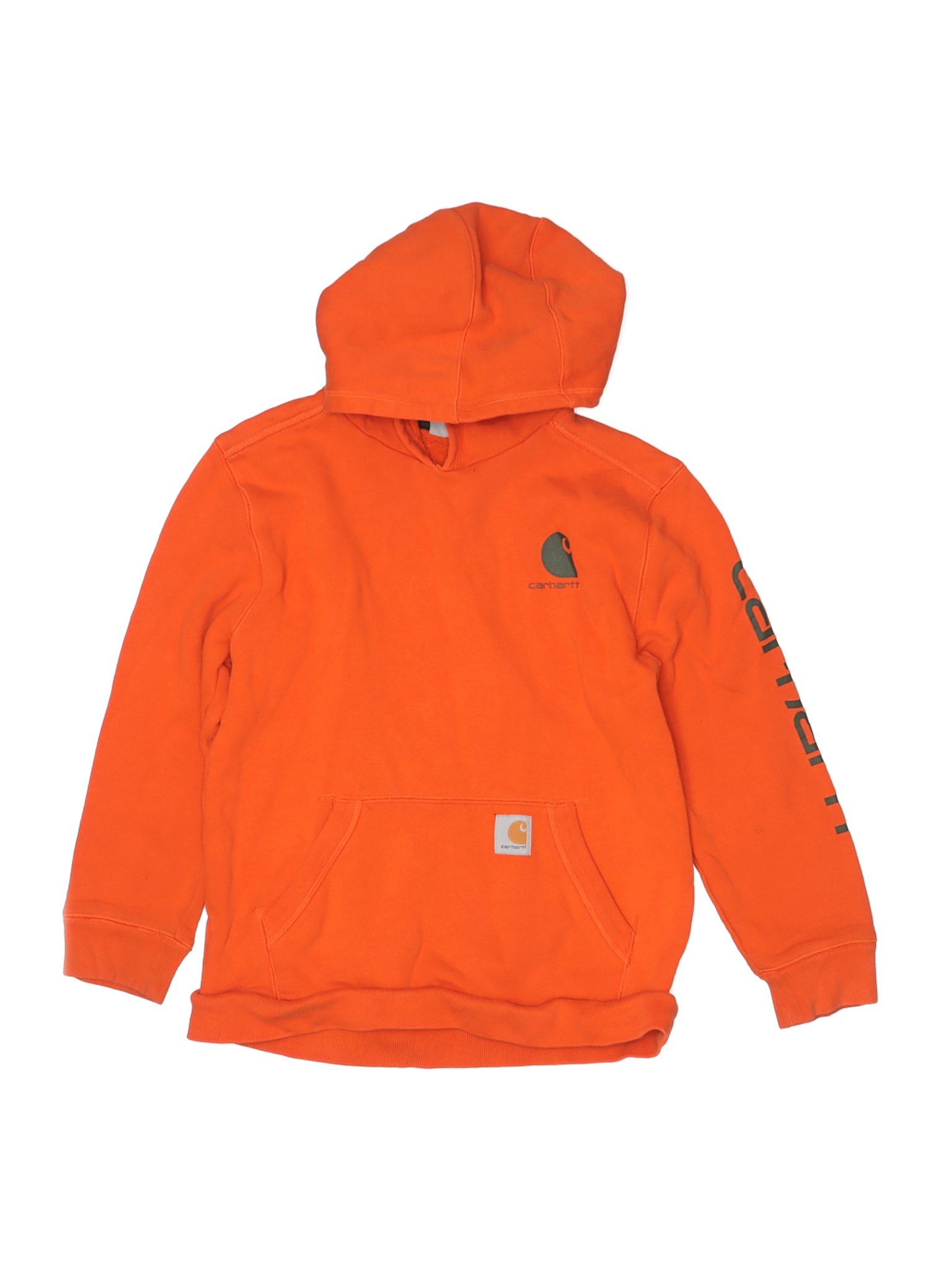 Carhartt Boys Orange Pullover Hoodie 10 | eBay