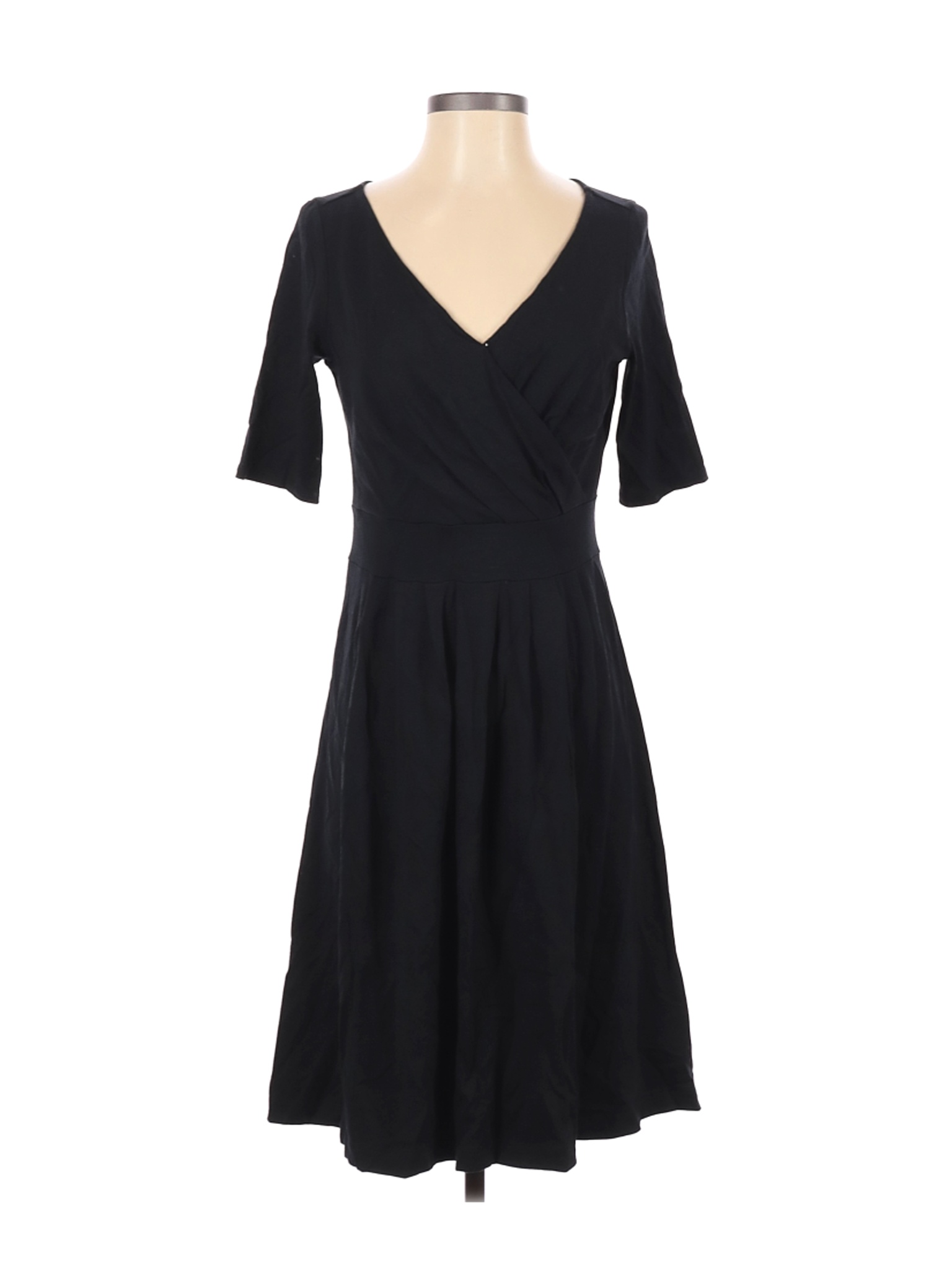 Lands' End Women Black Casual Dress XS | eBay