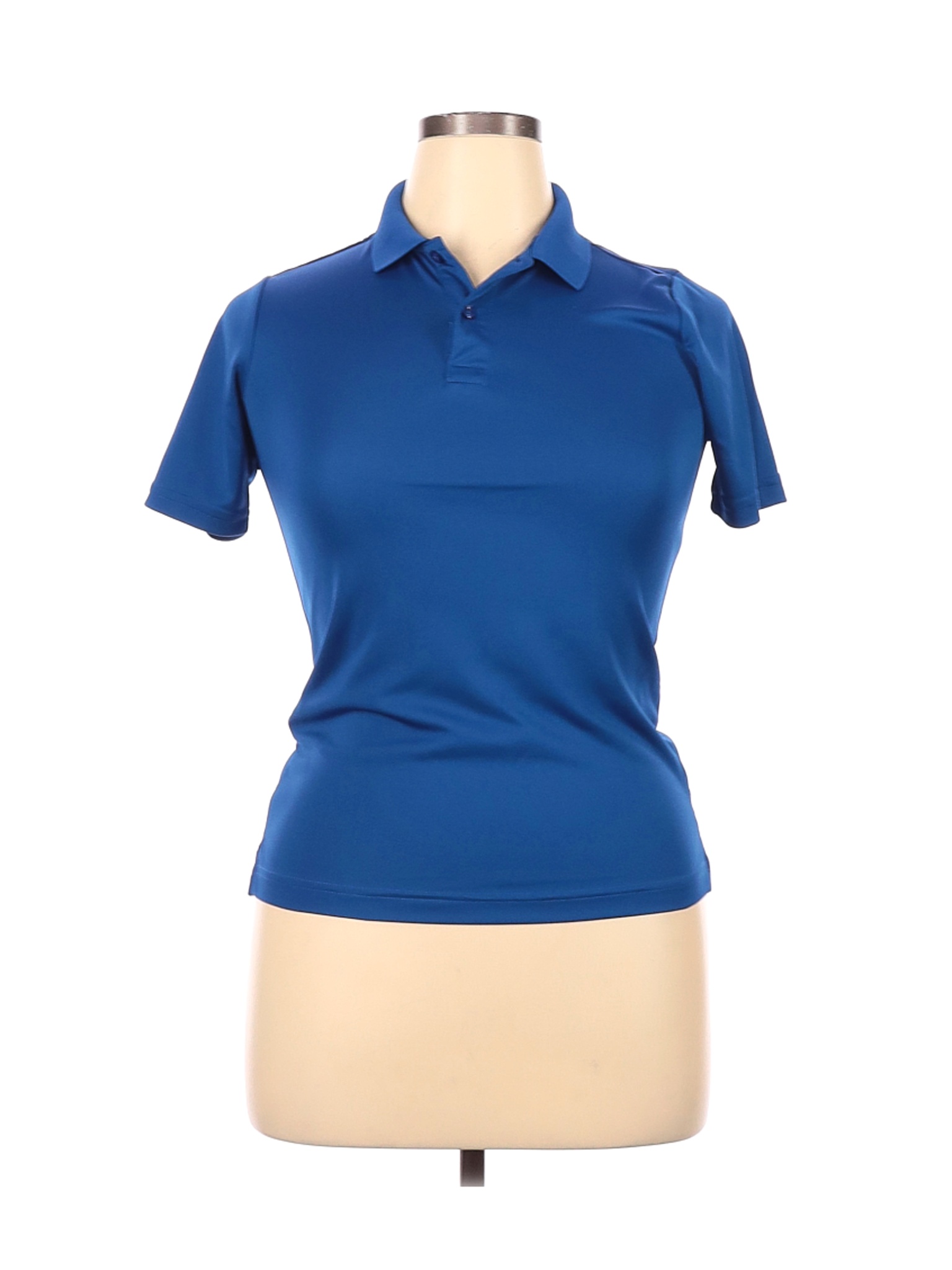 Dillard's Women Blue Short Sleeve Polo 14 | eBay